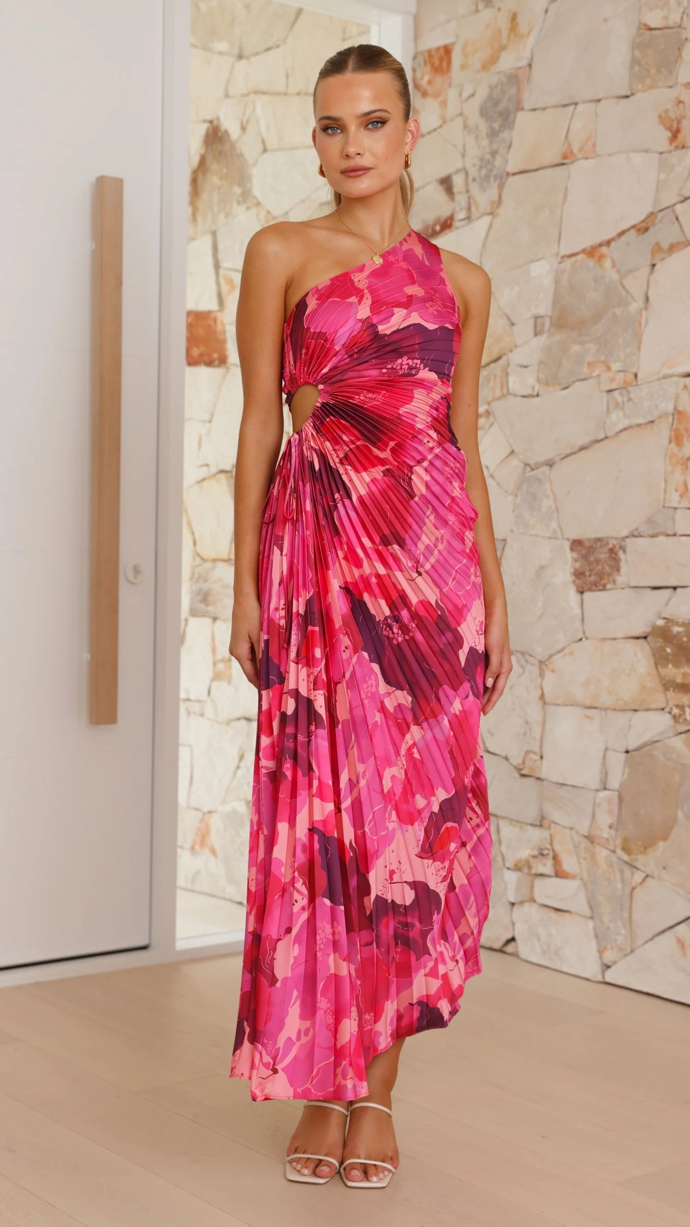 Laken Maxi Dress - Pink Floral