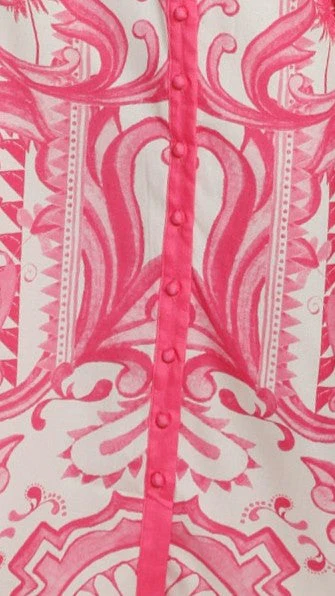 Madeline Long Sleeve Midi Dress - Portofino Cherry Jam