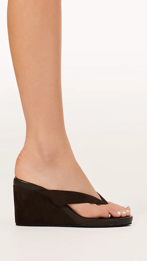 Ravyn Heel - Dark Cacao Suede