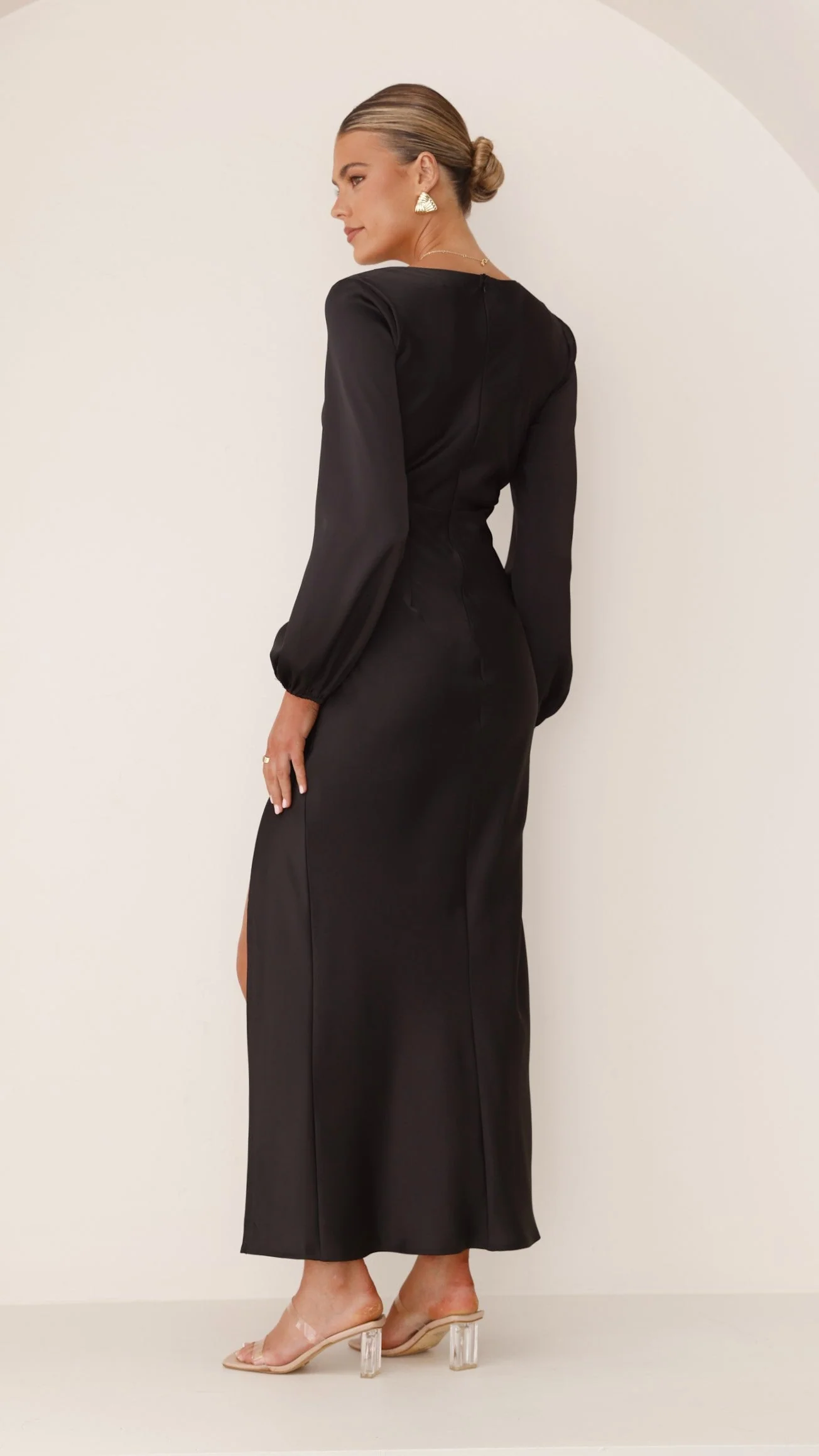 Brigitte Maxi Dress - Black
