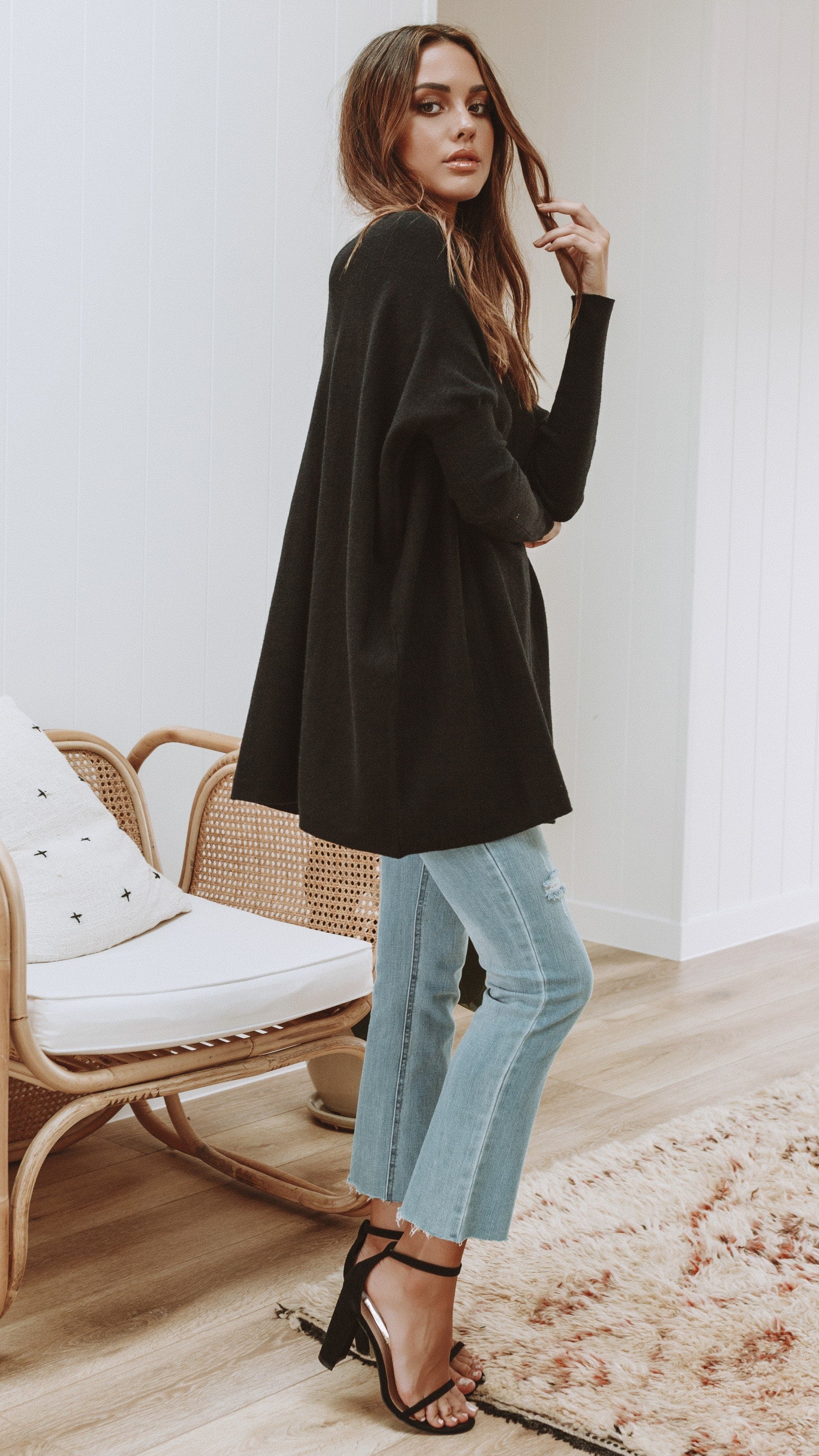 Amalia Knit Top - Black