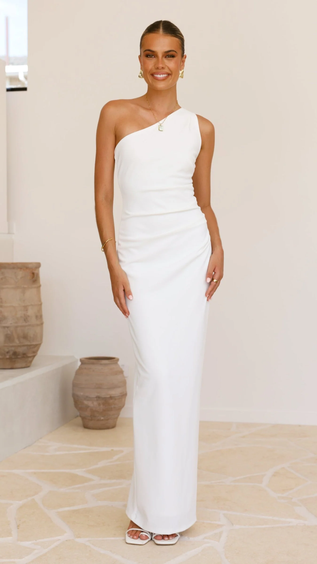 Cataleya Maxi Dress - White