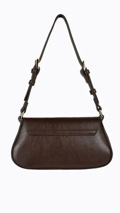 Nikki Shoulder Bag - Choc Crinkle