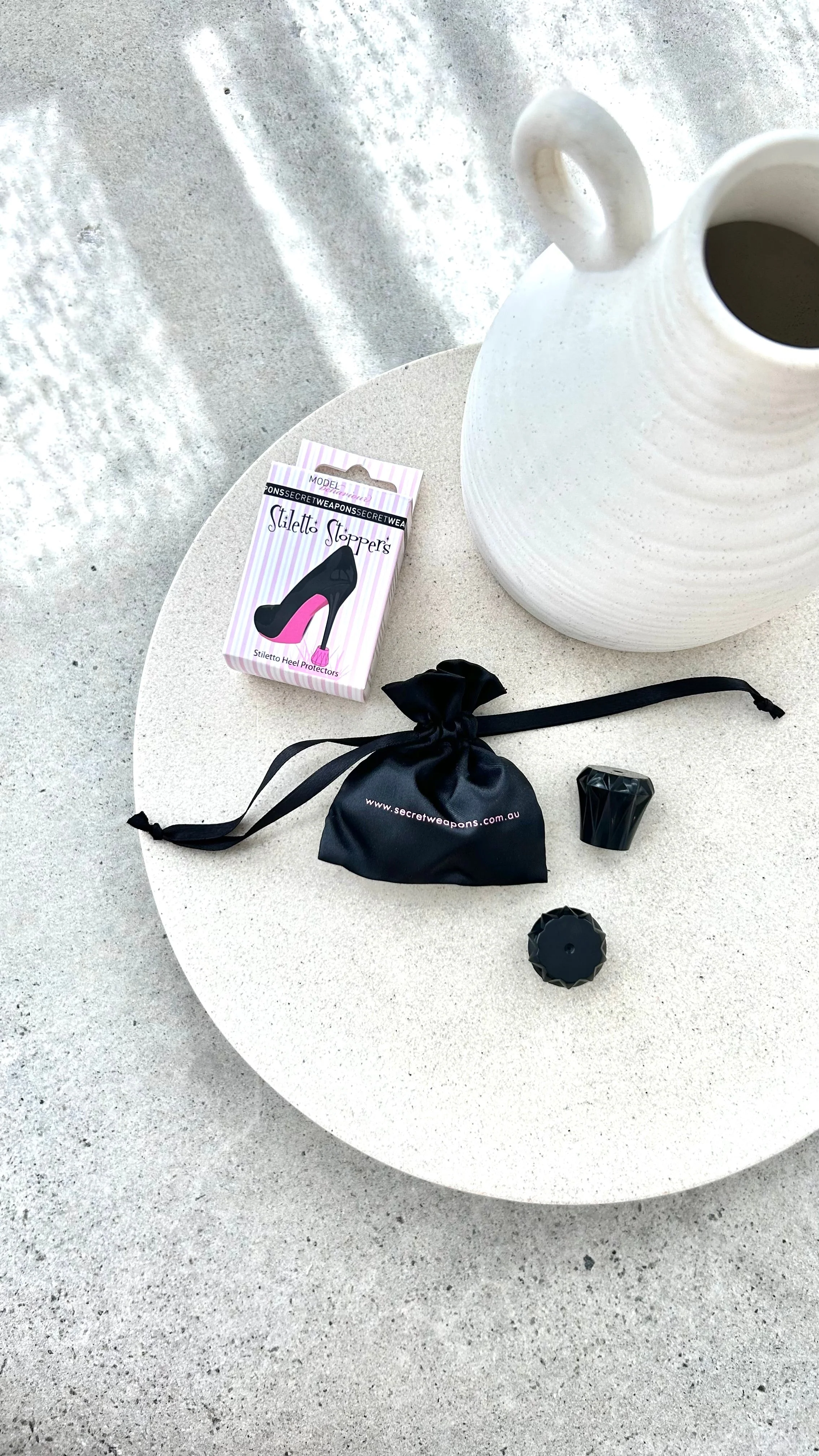 Stiletto Stoppers High Heel Protectors - Black