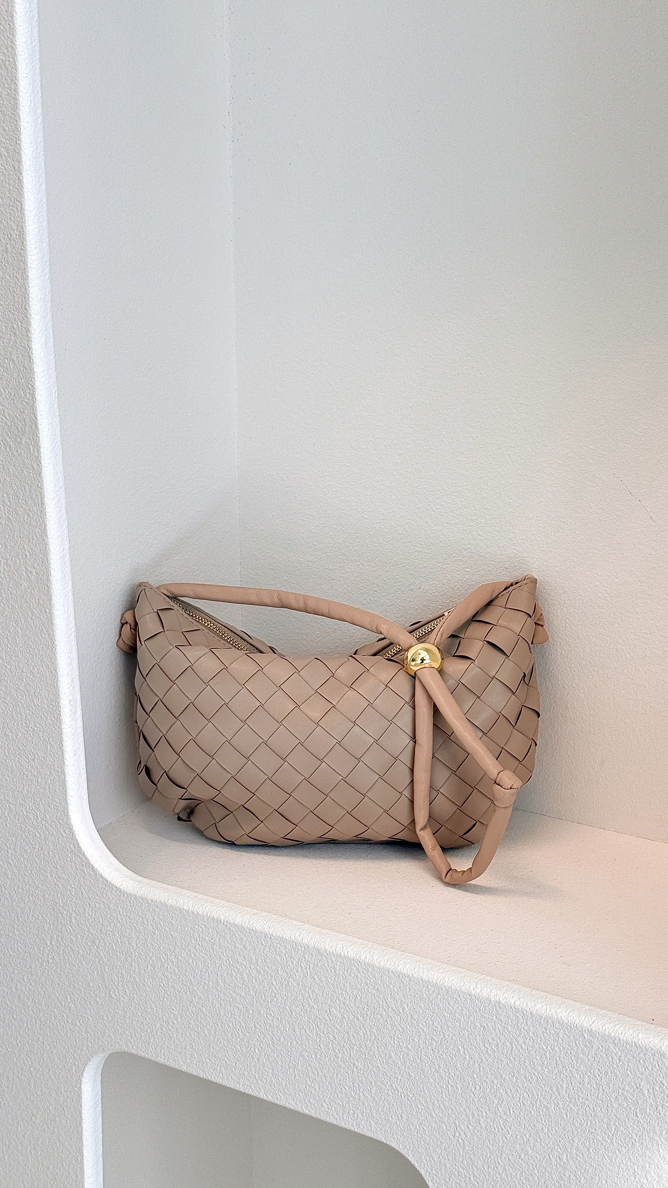 Kacey Handle Bag - Stone