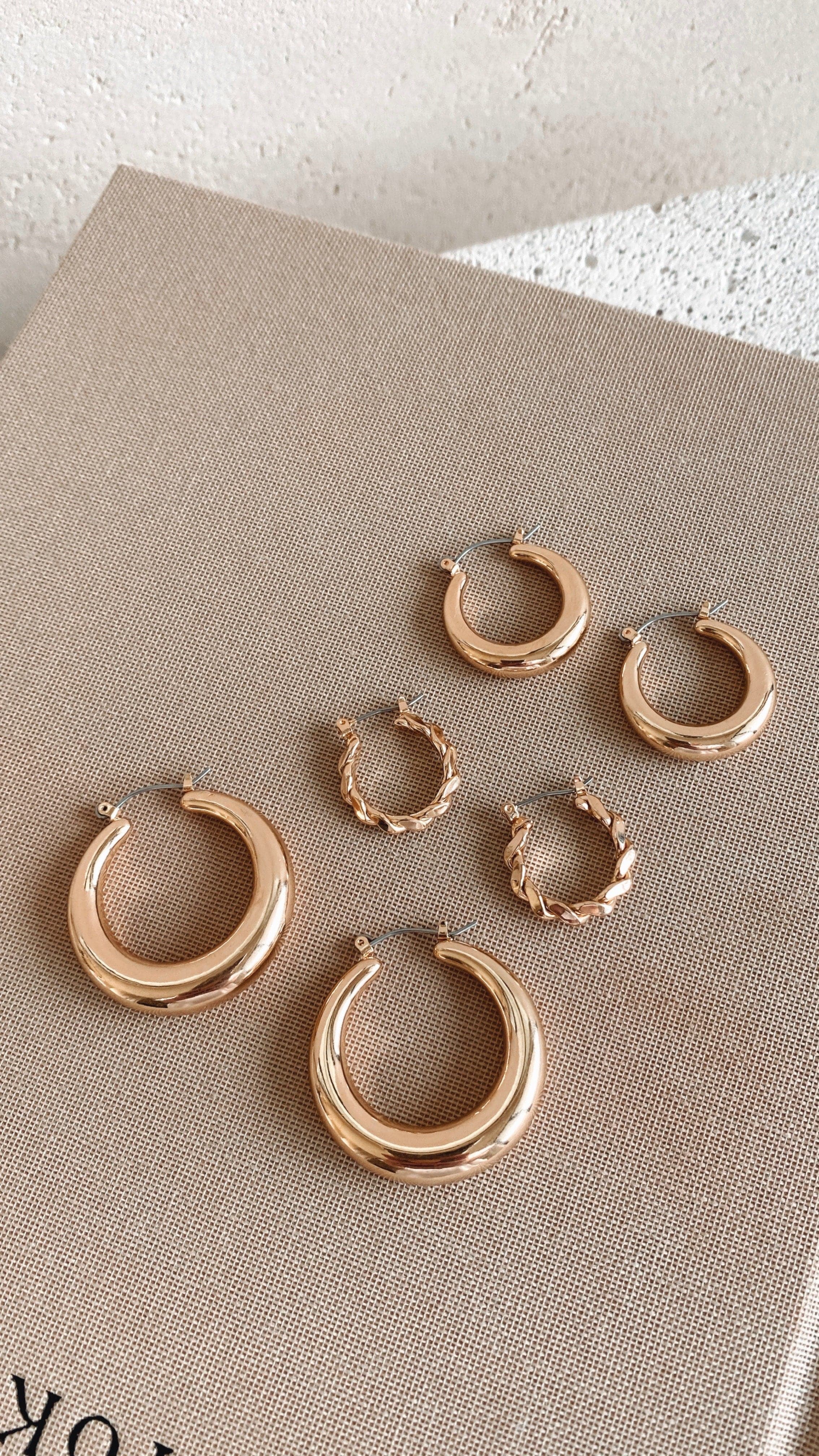 Classic Hoop Set - Gold