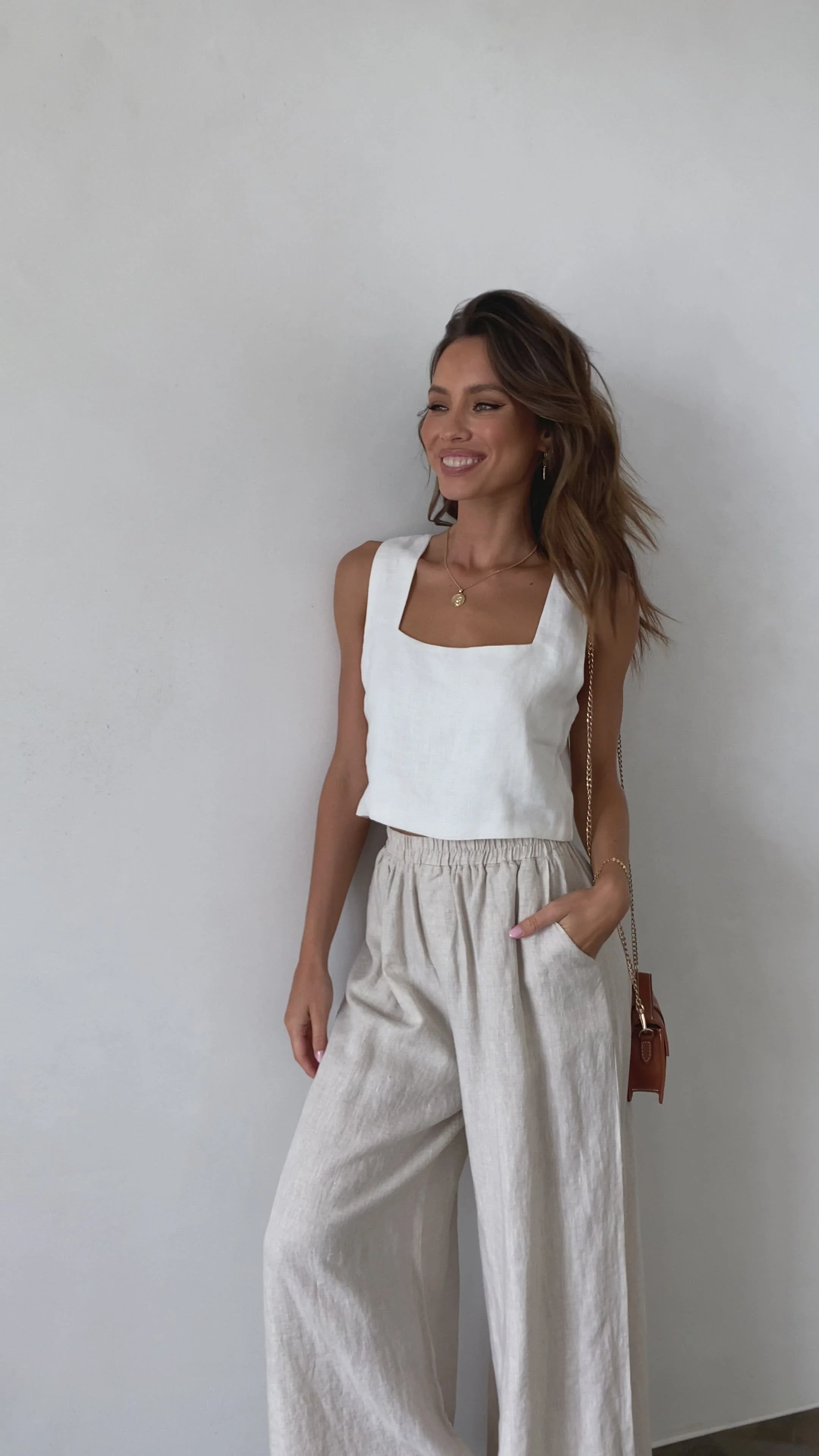 Tillie Crop Top - White