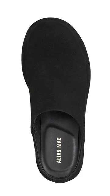 Alias Mae Phoebe Slide - Black Nubuck