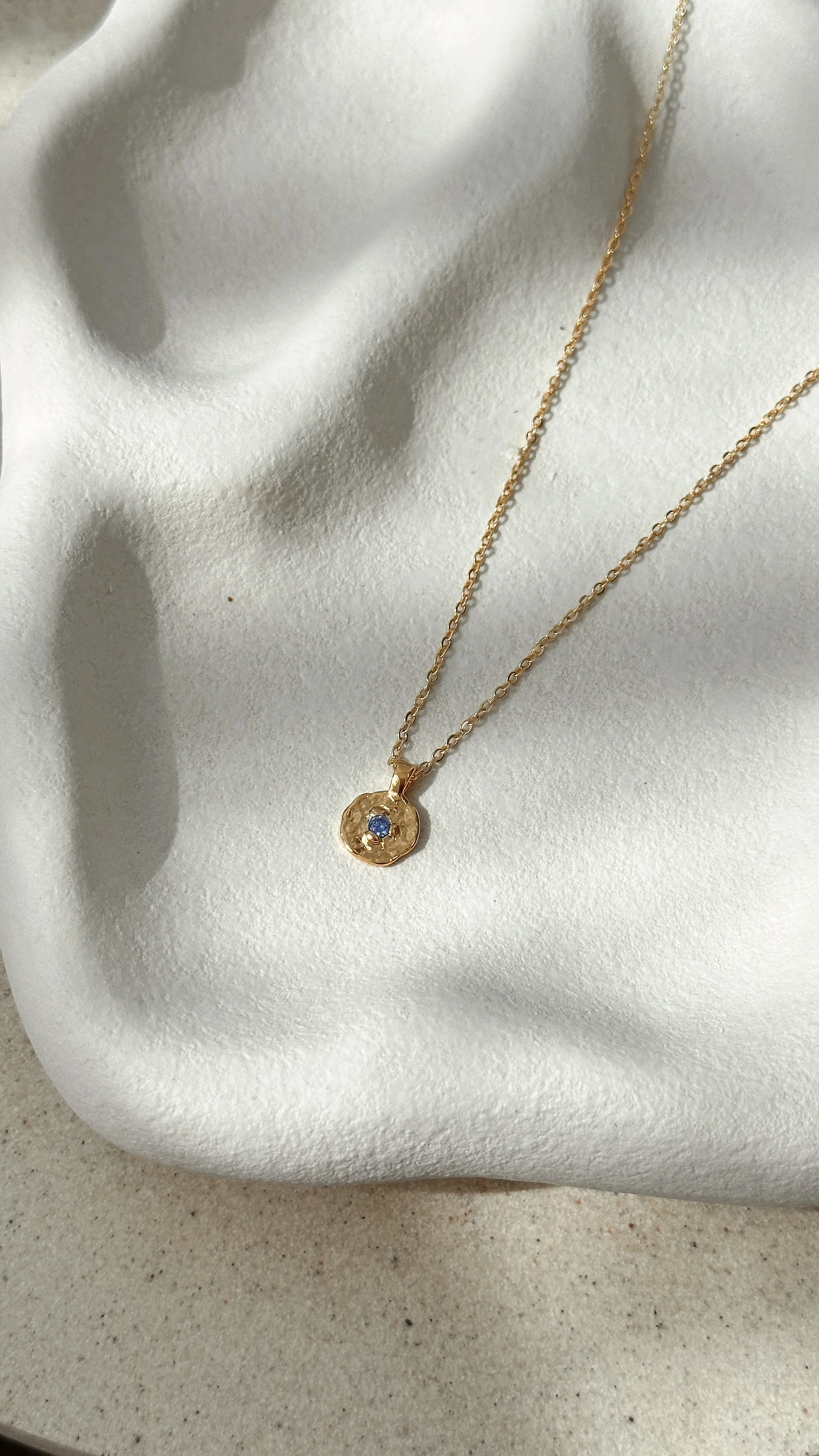 September Birthstone Necklace - Sapphire