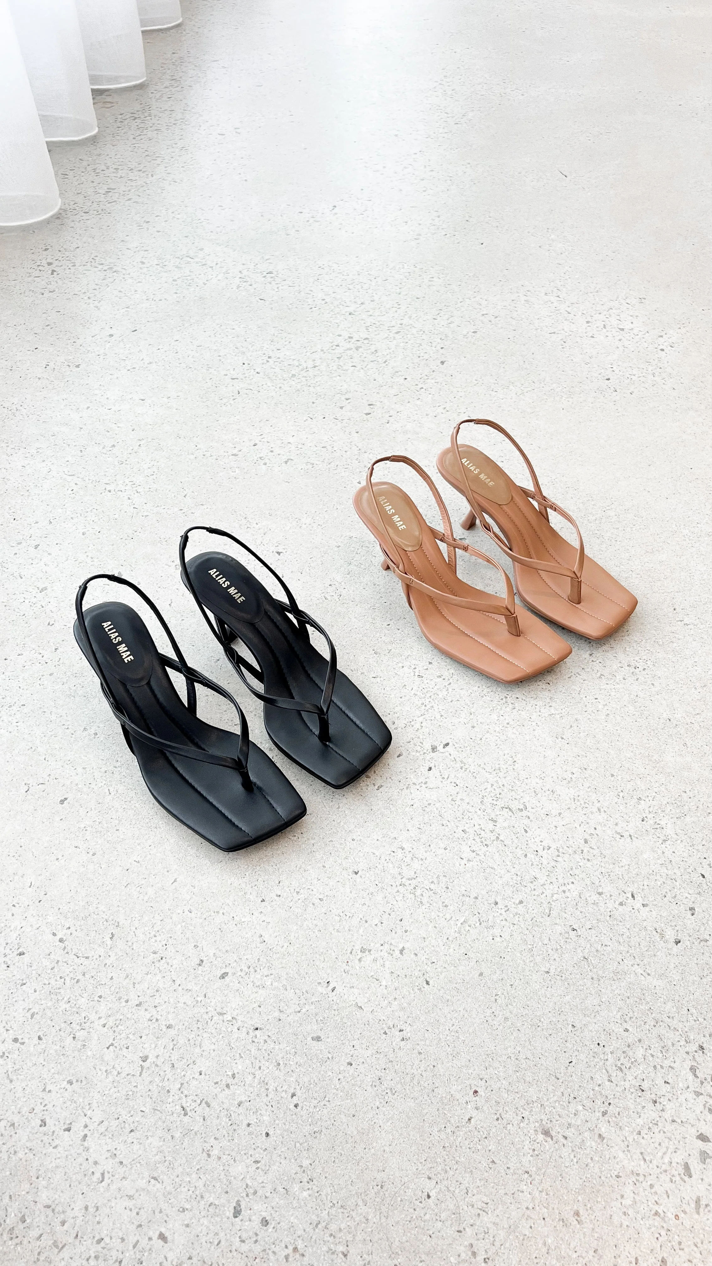 Alias Mae Jem Heel - Black Leather