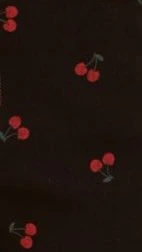 Aria Shorts - Black Denim Cherry