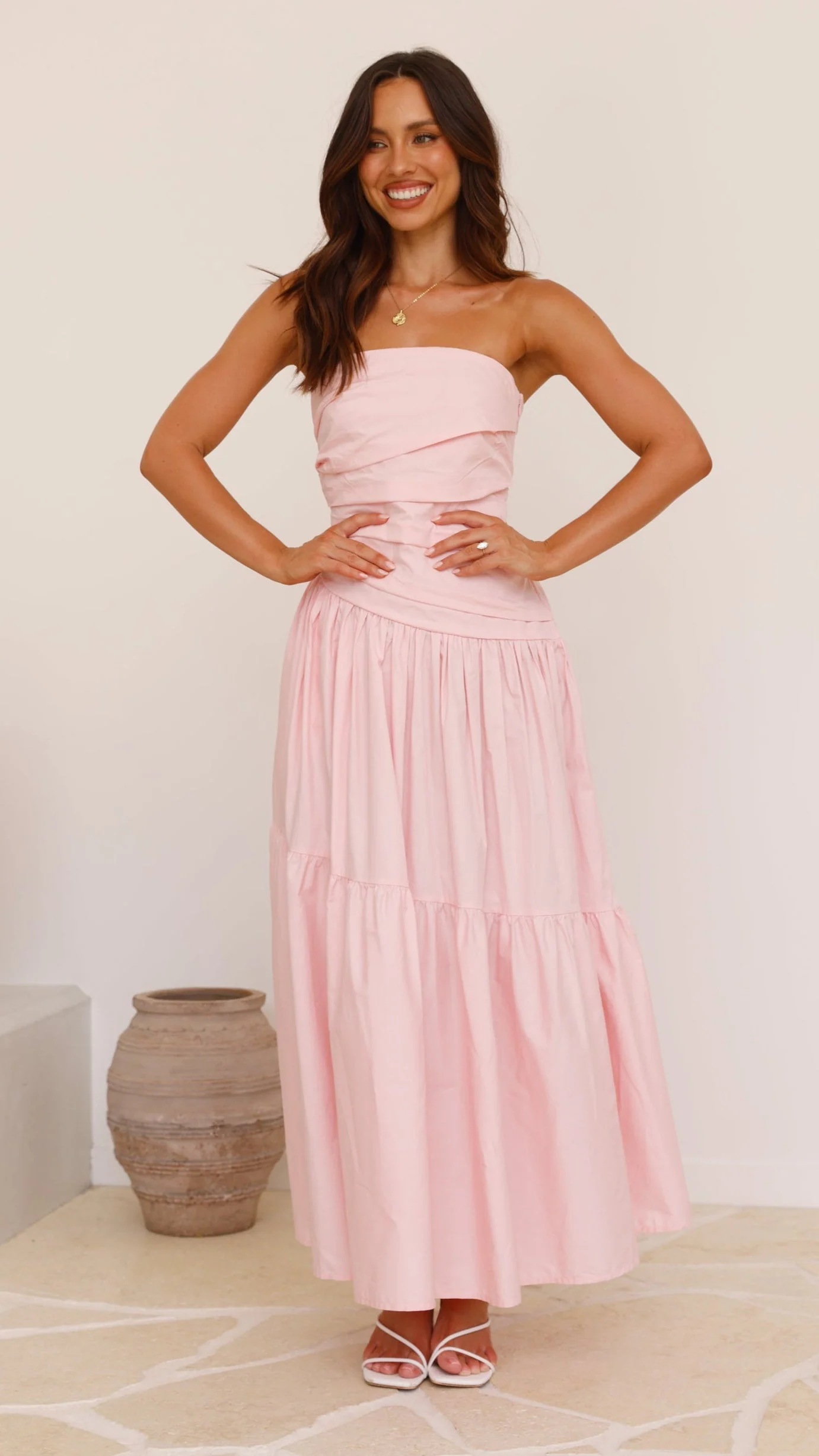 Lola Maxi Dress - Pink
