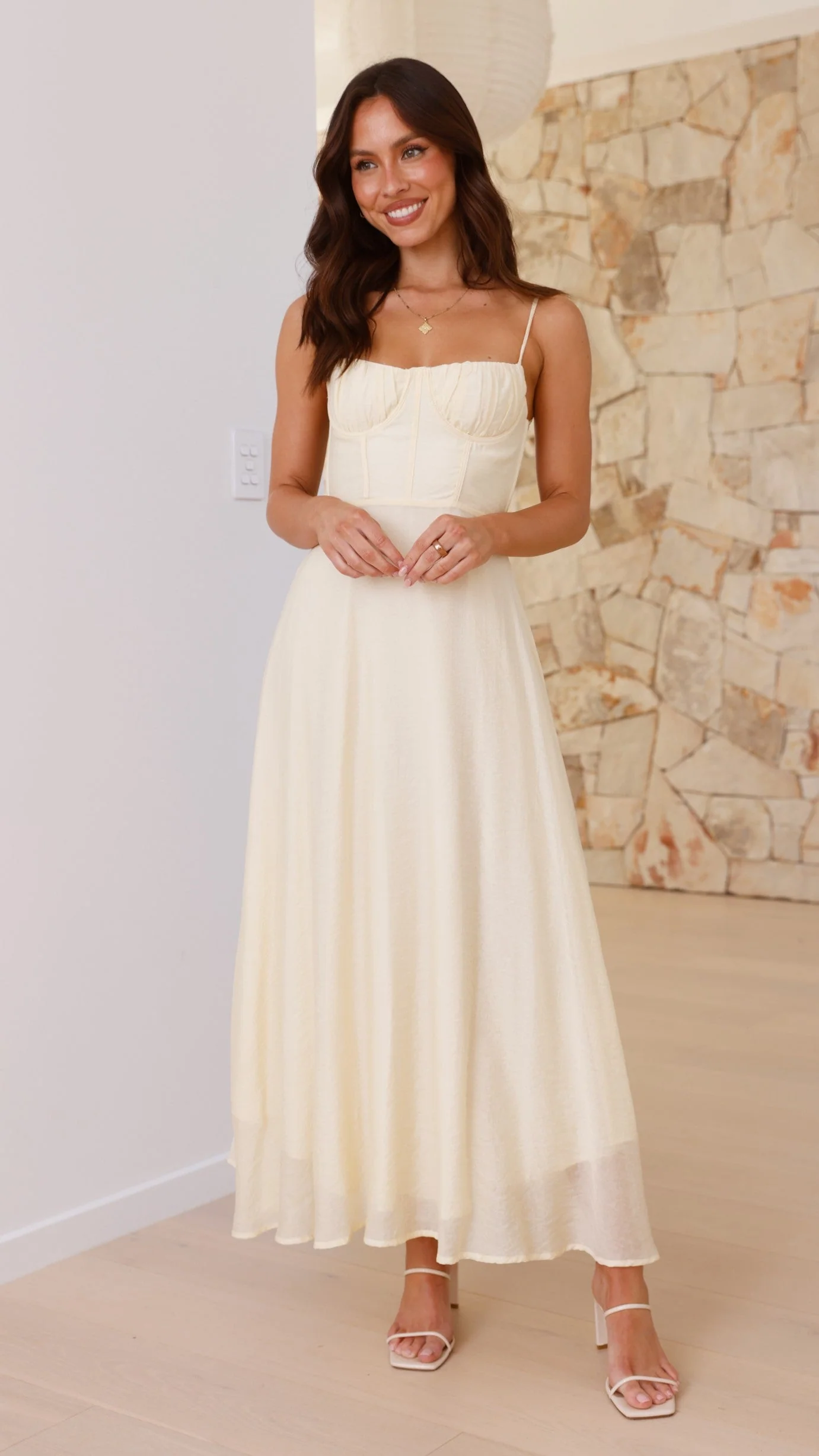 Rahima Maxi Dress - Yellow