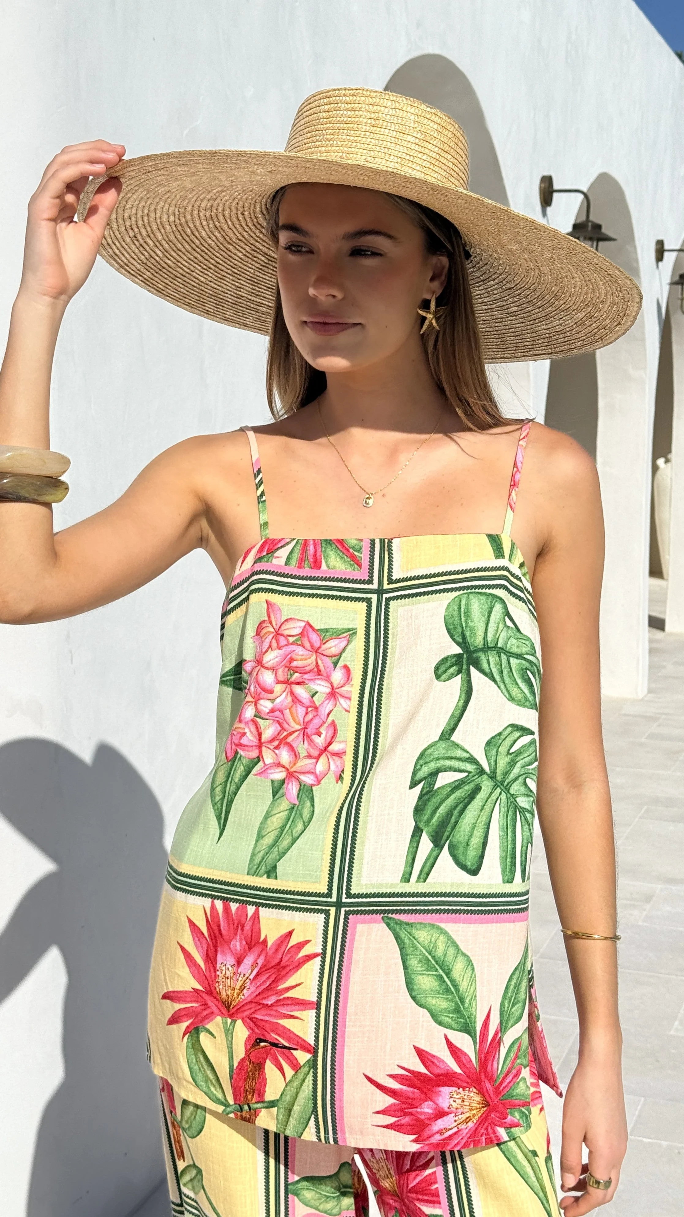 Uma Top - Tropical Bloom