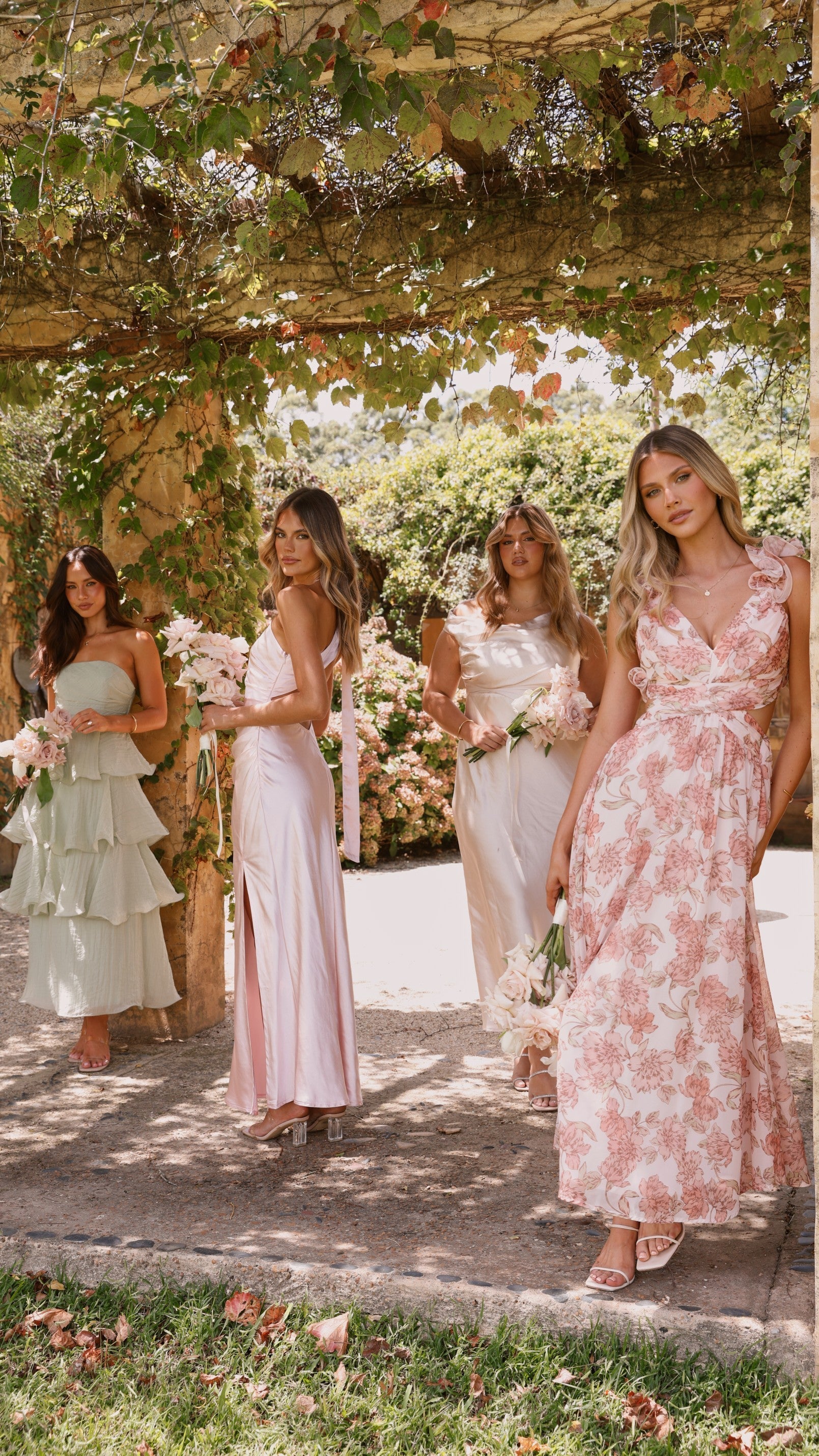 Galilhai Maxi Dress - Peach Floral