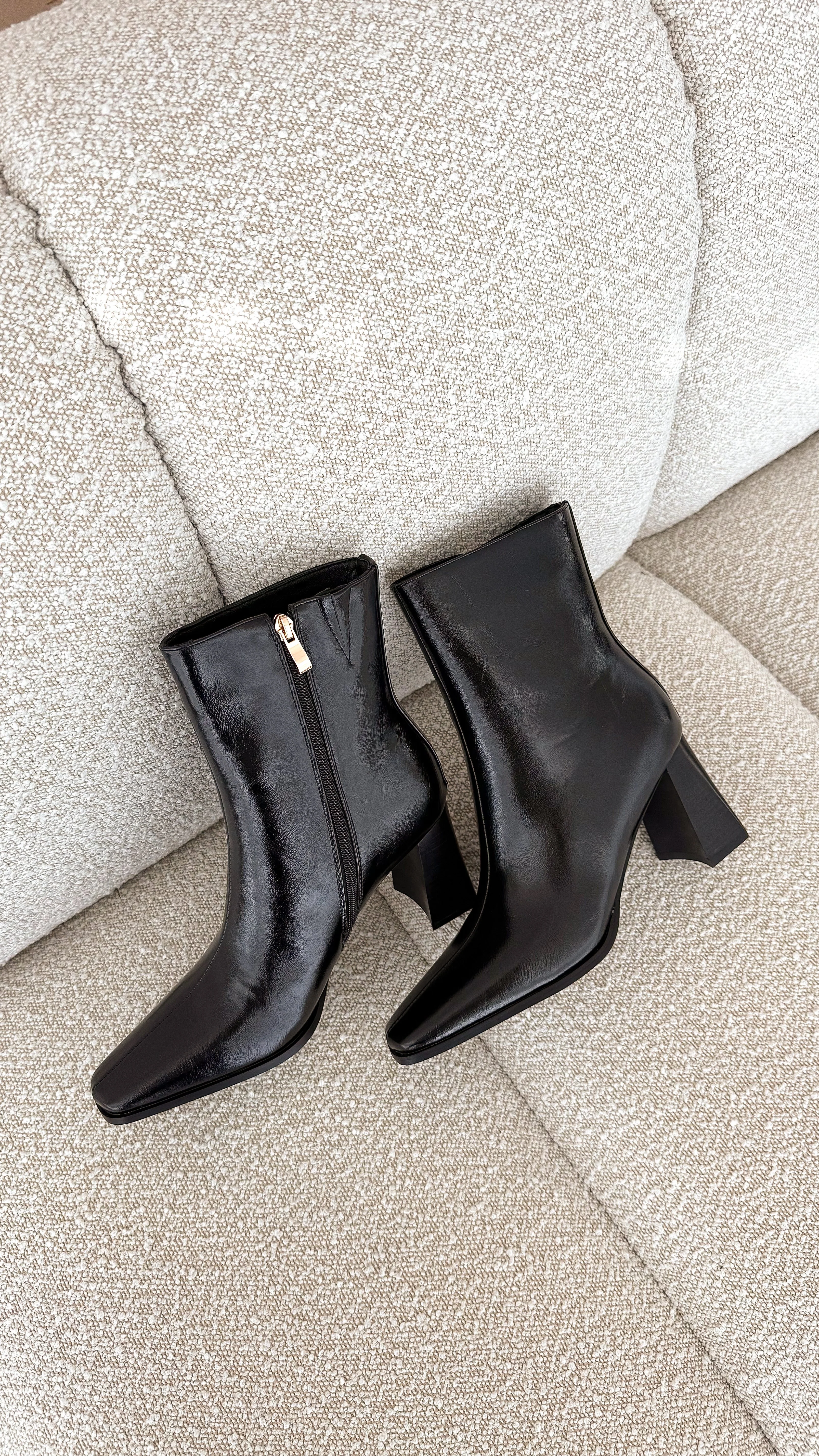 Wez Boots - Black Shine