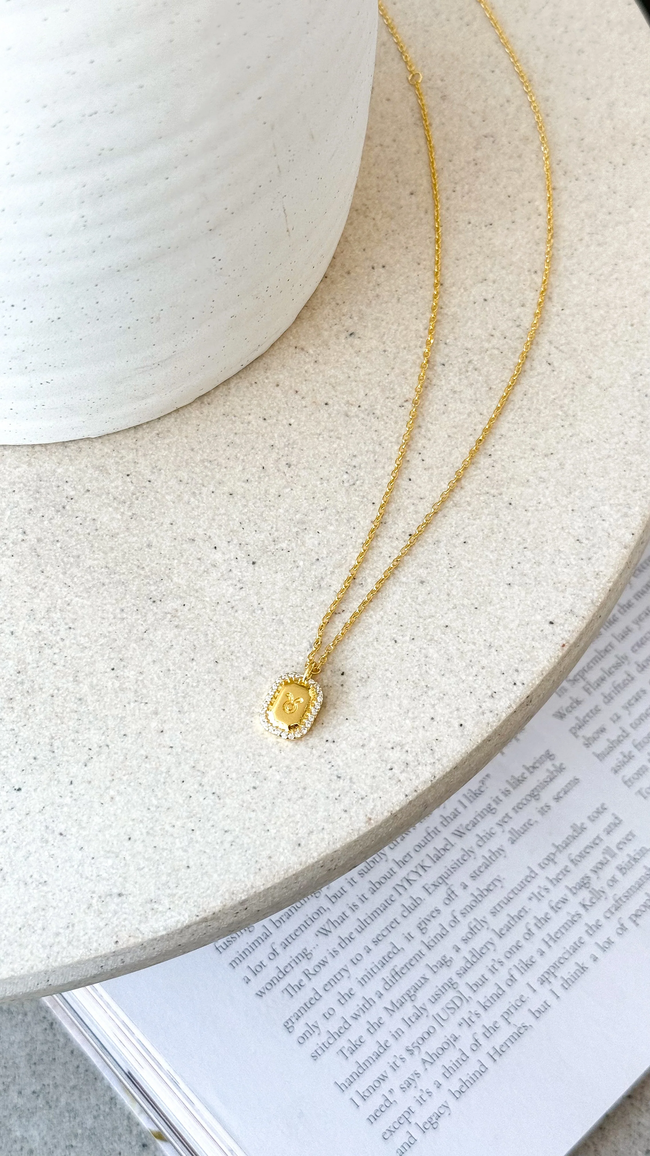 Zodiac Necklace - Taurus