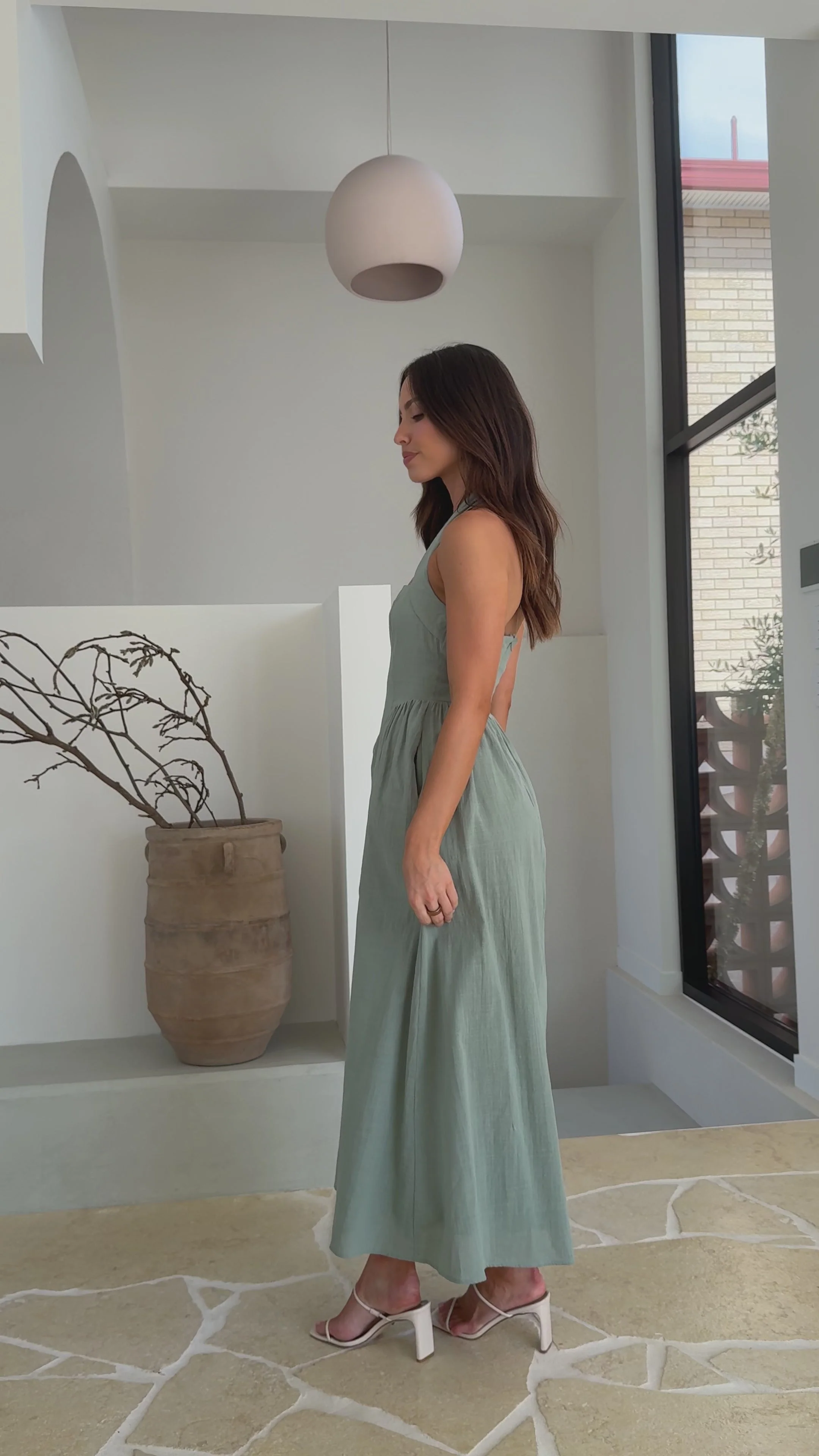 Caden Maxi Dress - Sage