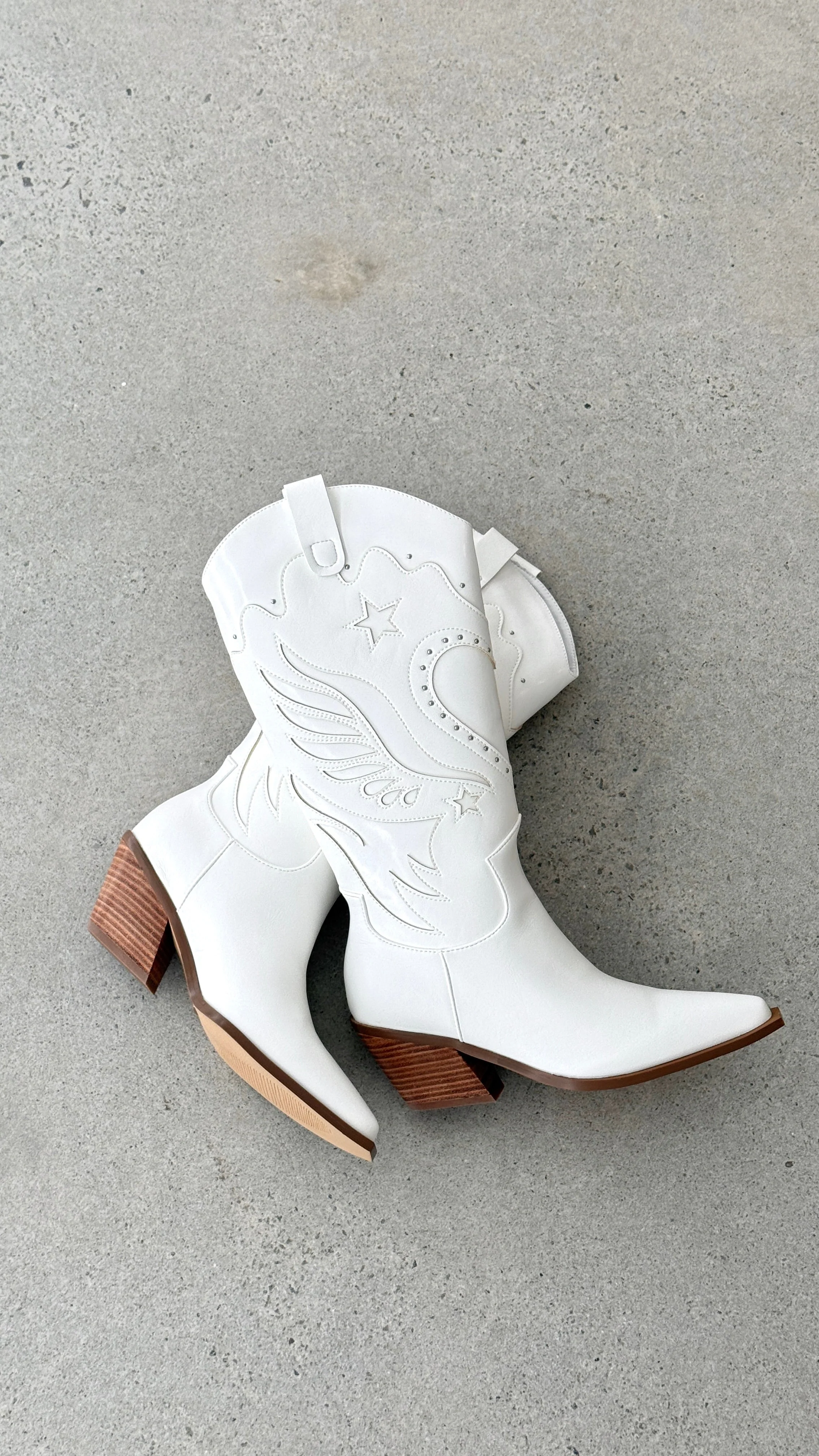 Everlyn Boots - White
