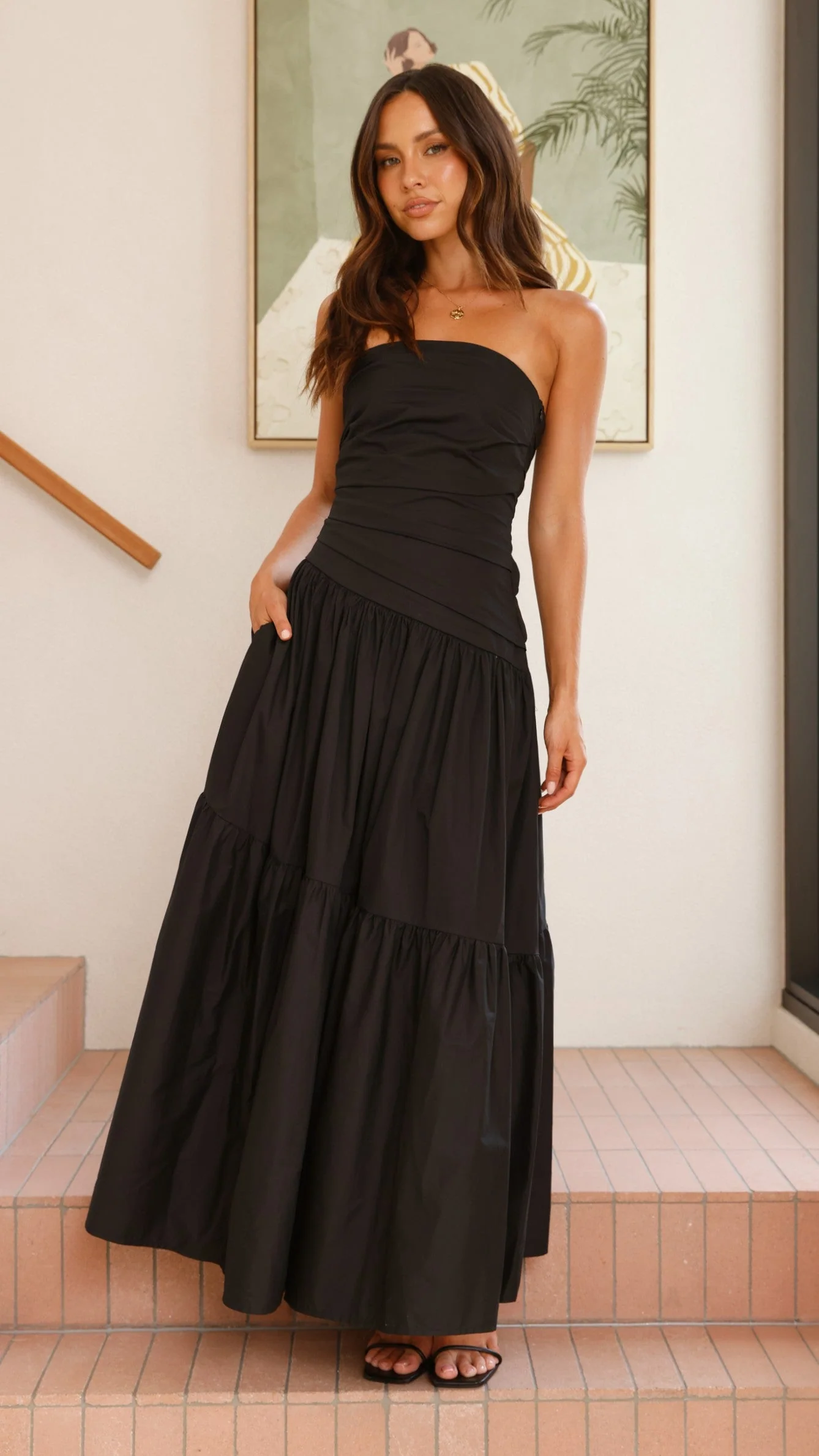 Lola Maxi Dress - Black