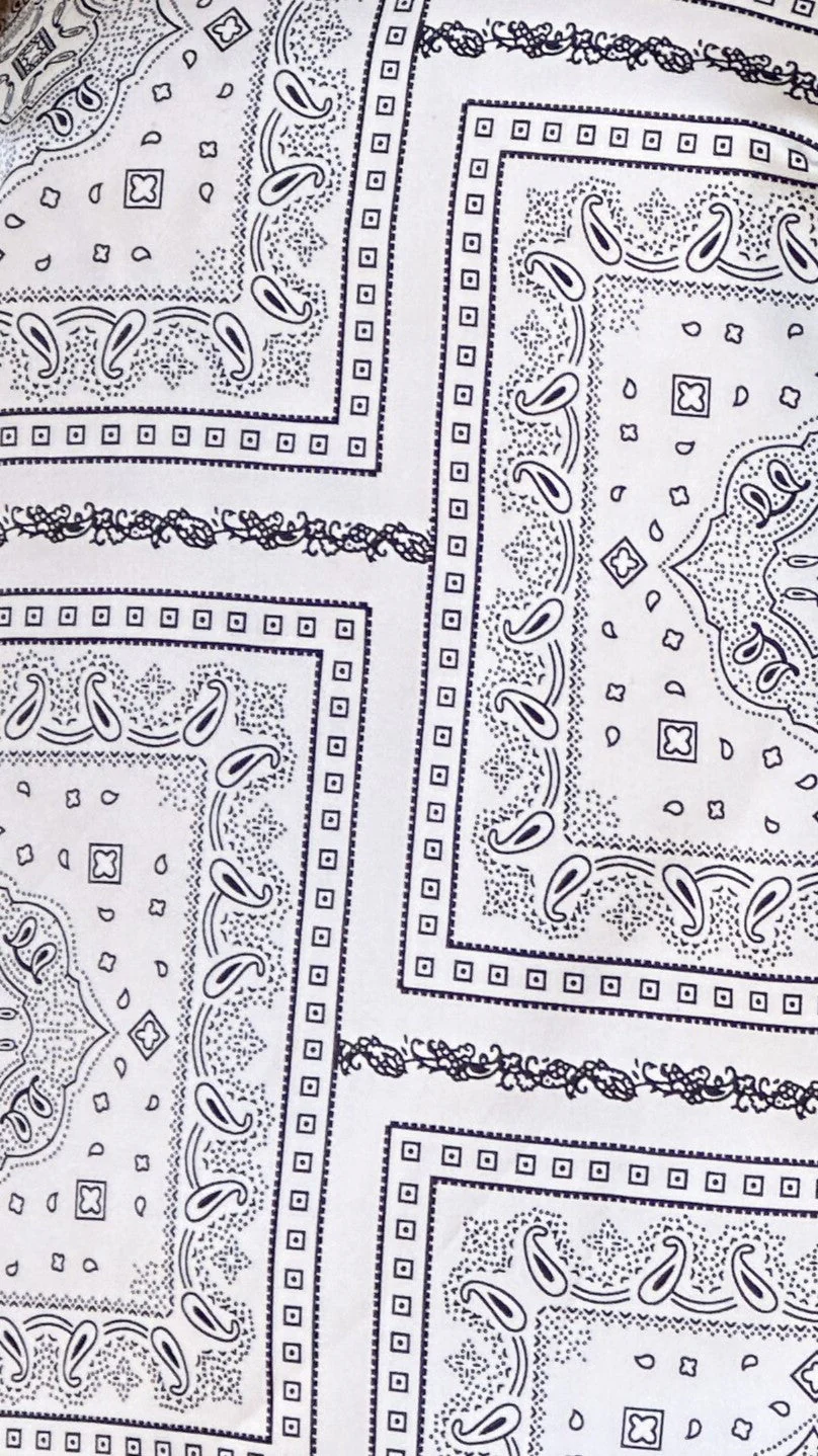 Dameka Pants - White / Black Print