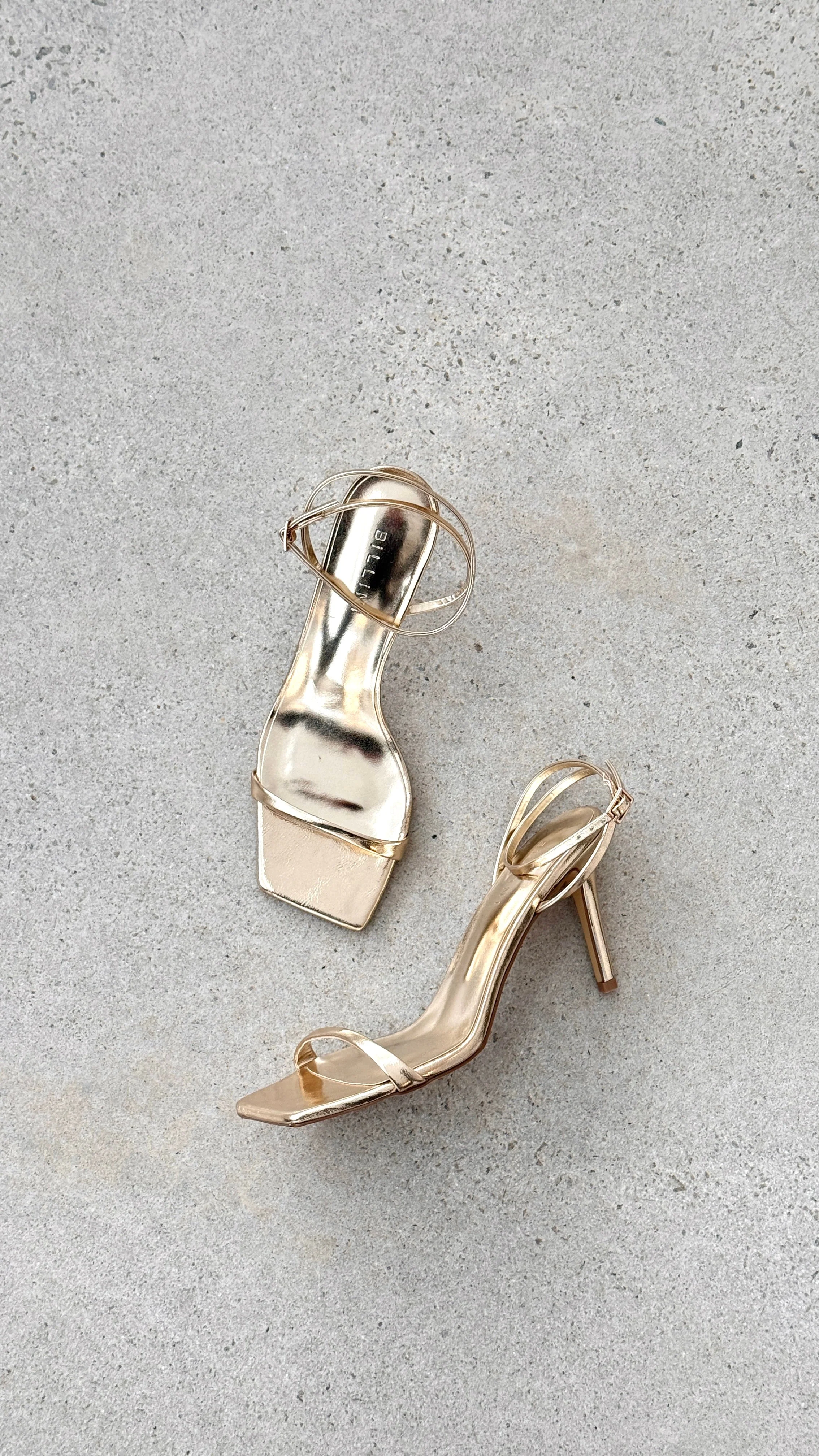 Umaira Heel - Gold Metallic
