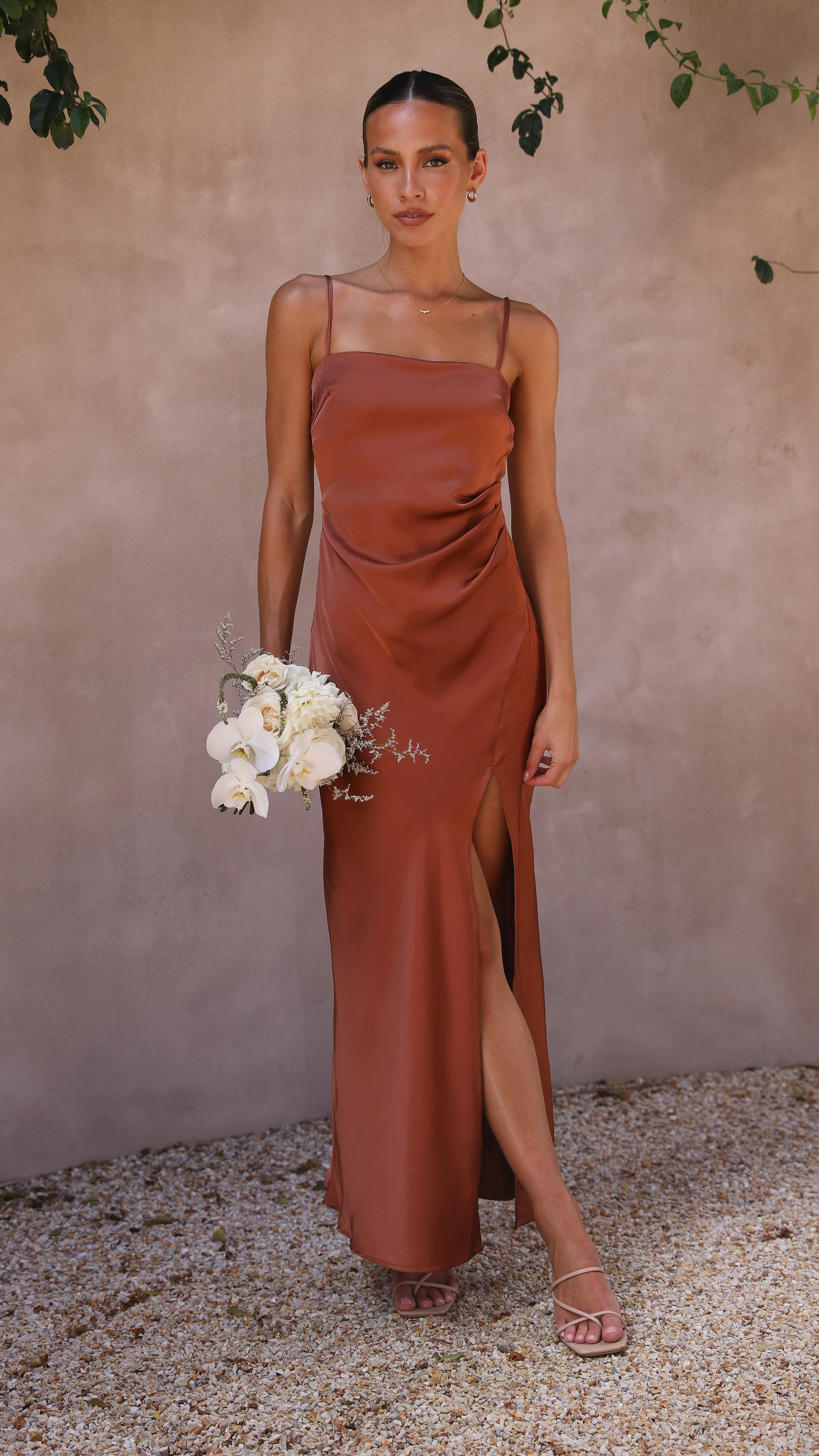 Ilana Maxi Dress - Copper