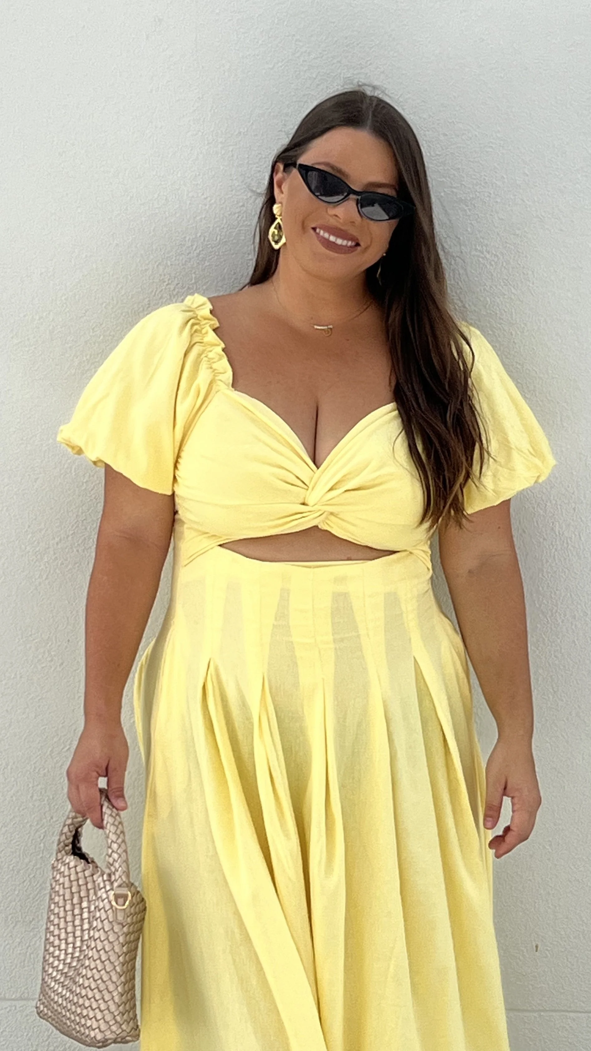 Christina Maxi Dress - Lemon