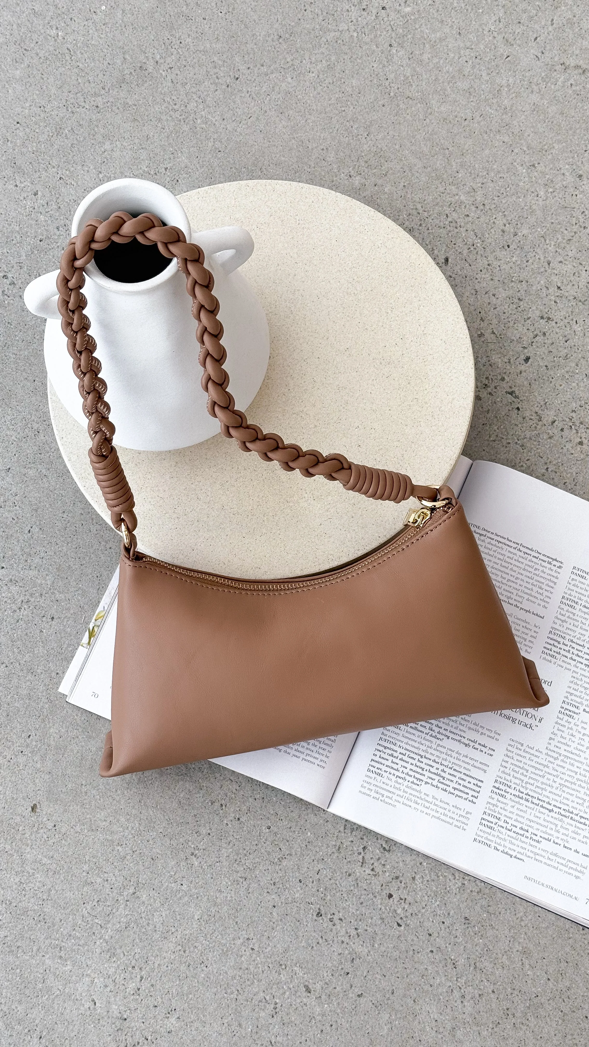 Millie Shoulder Bag - Coffee