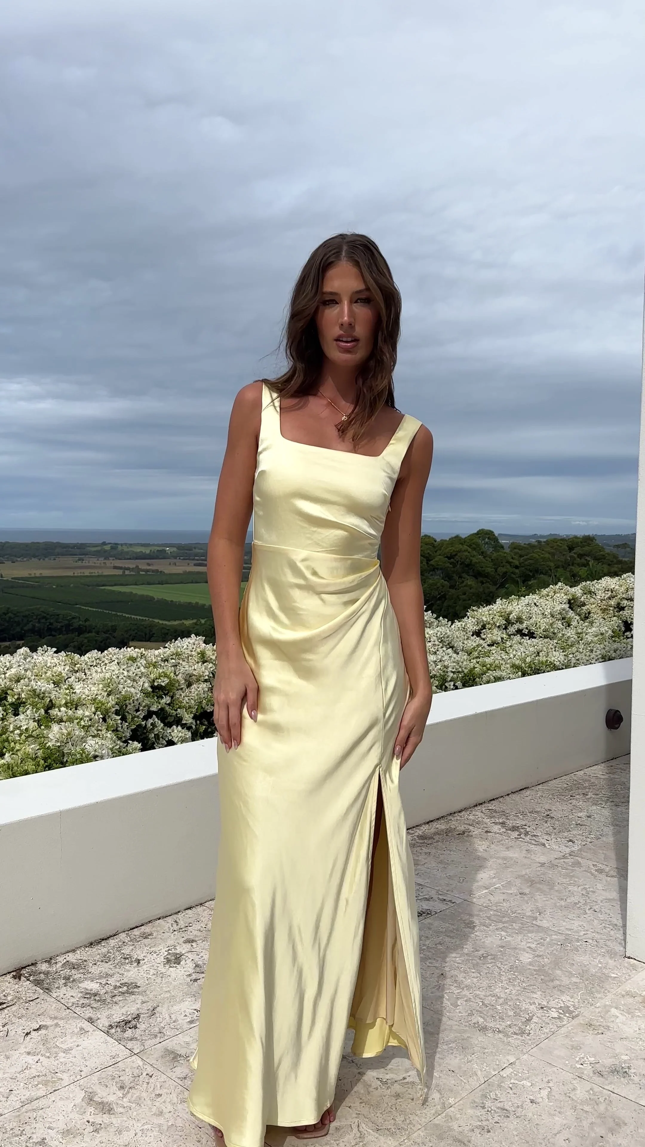 Alaria Maxi Dress - Yellow
