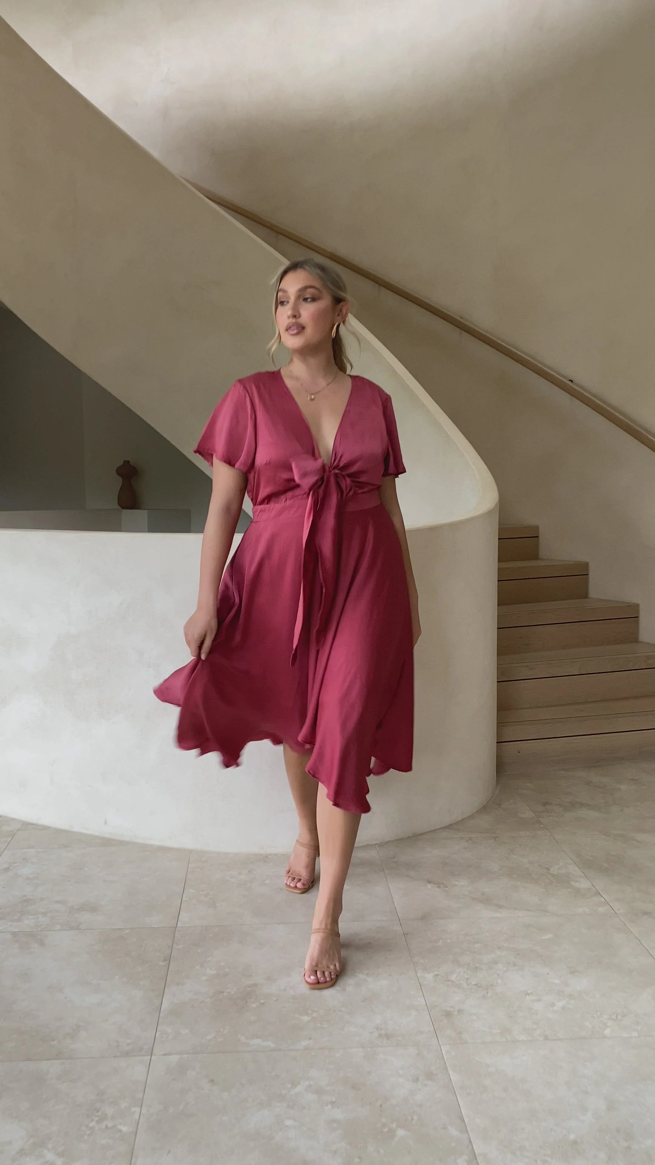 Sunny Daze Dress - Berry