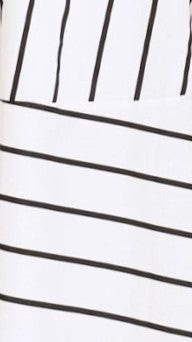 Kaethe Maxi Dress - White/Black Stripe