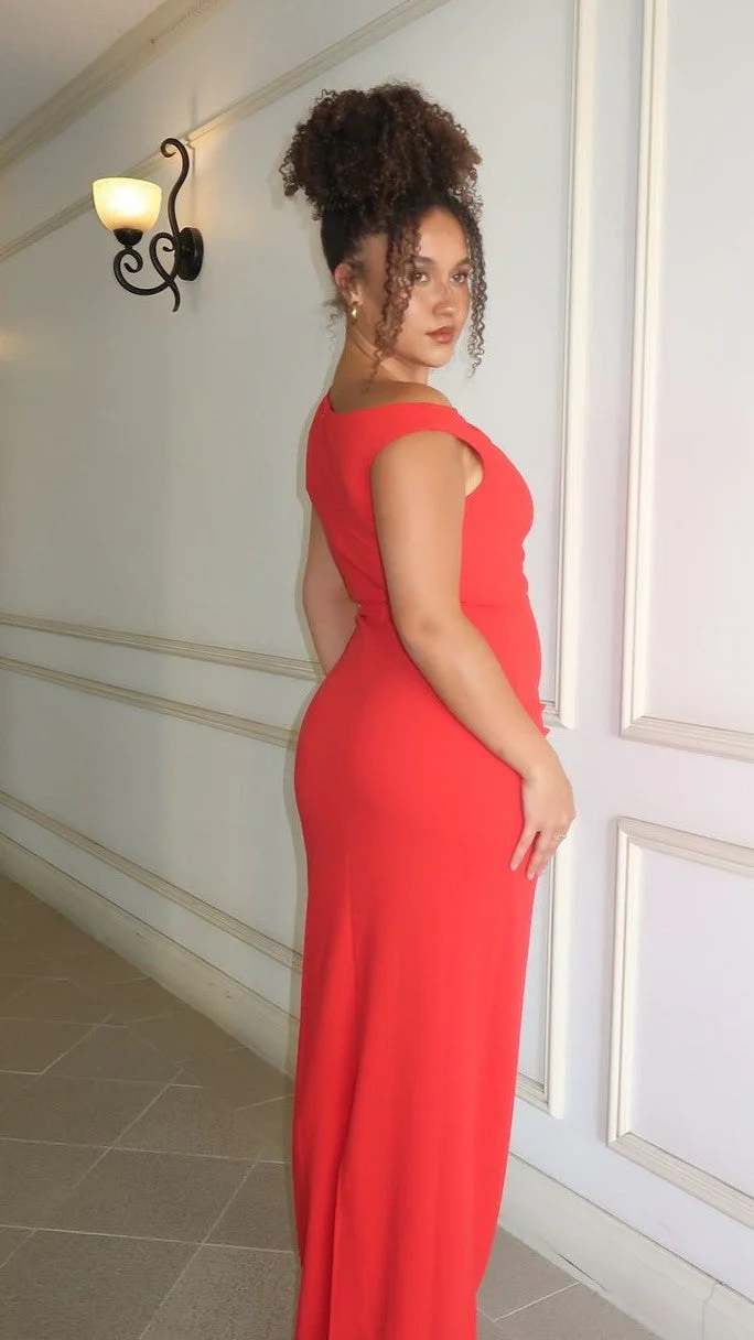 Lilah Maxi Dress - Red