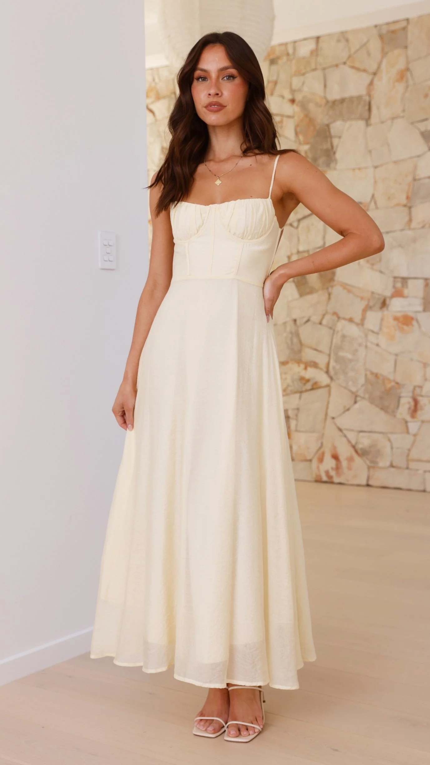 Rahima Maxi Dress - Yellow