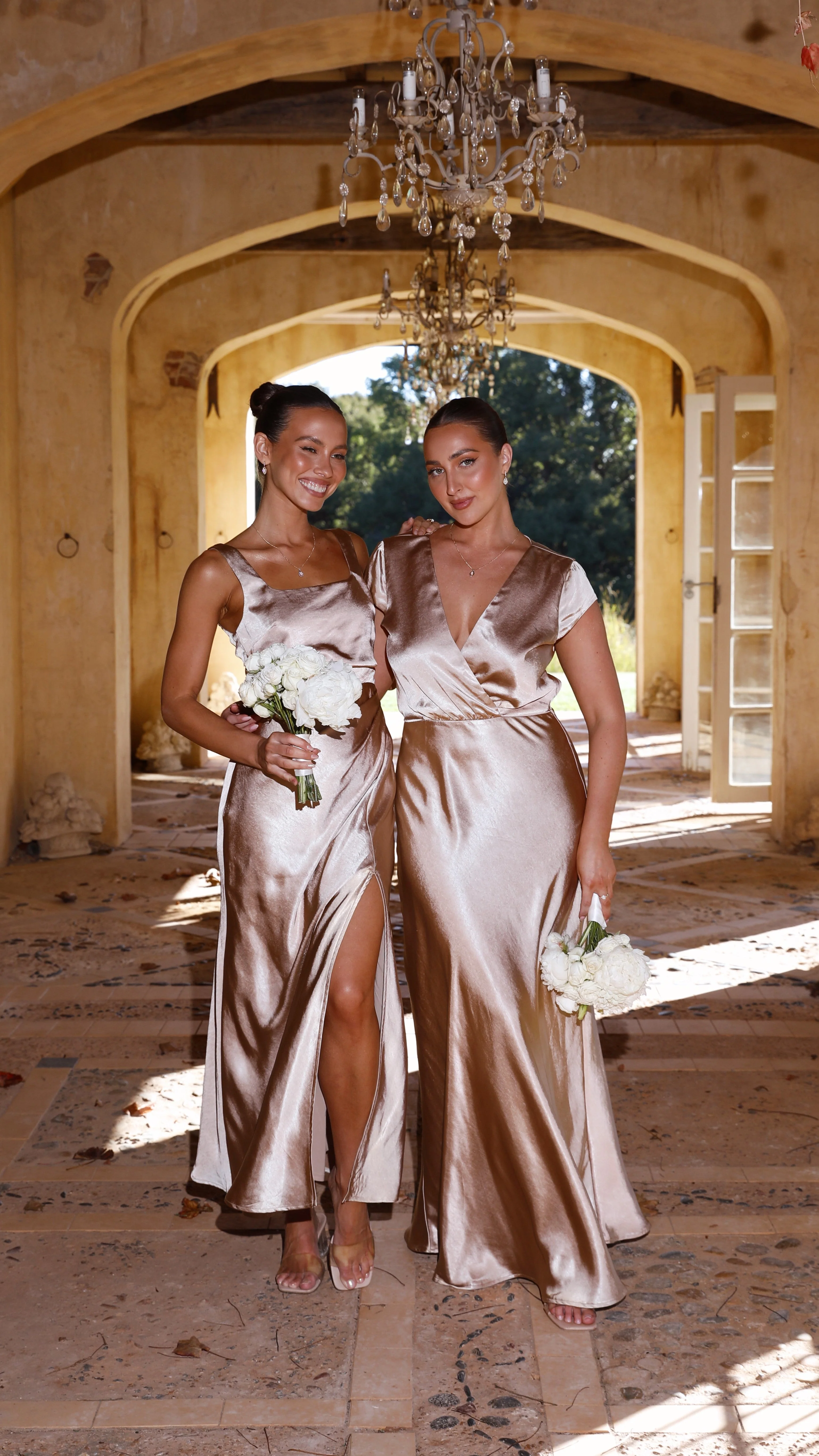 Alaria Maxi Dress - Gold