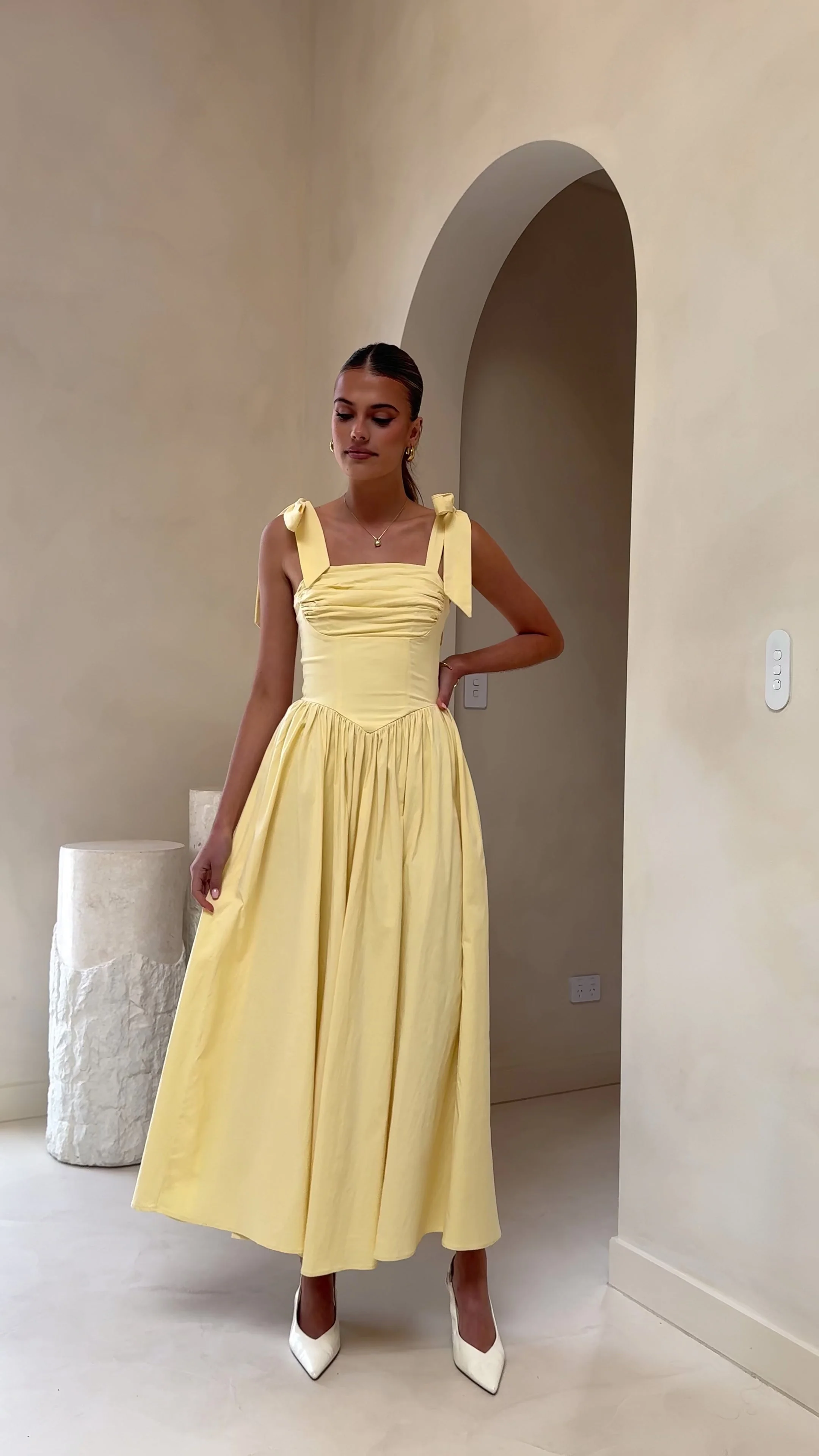 Haisley Maxi Dress - Yellow