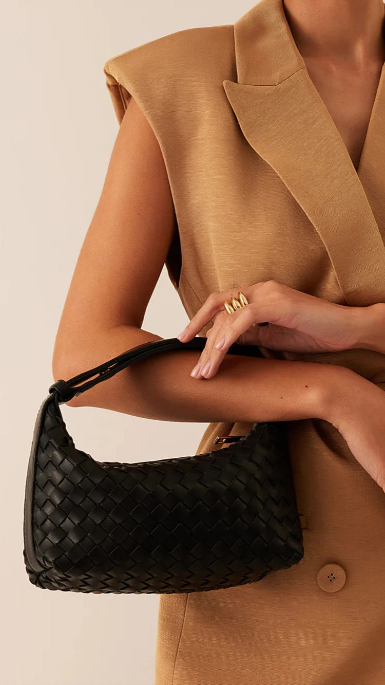 Isabelle Handle Bag - Black