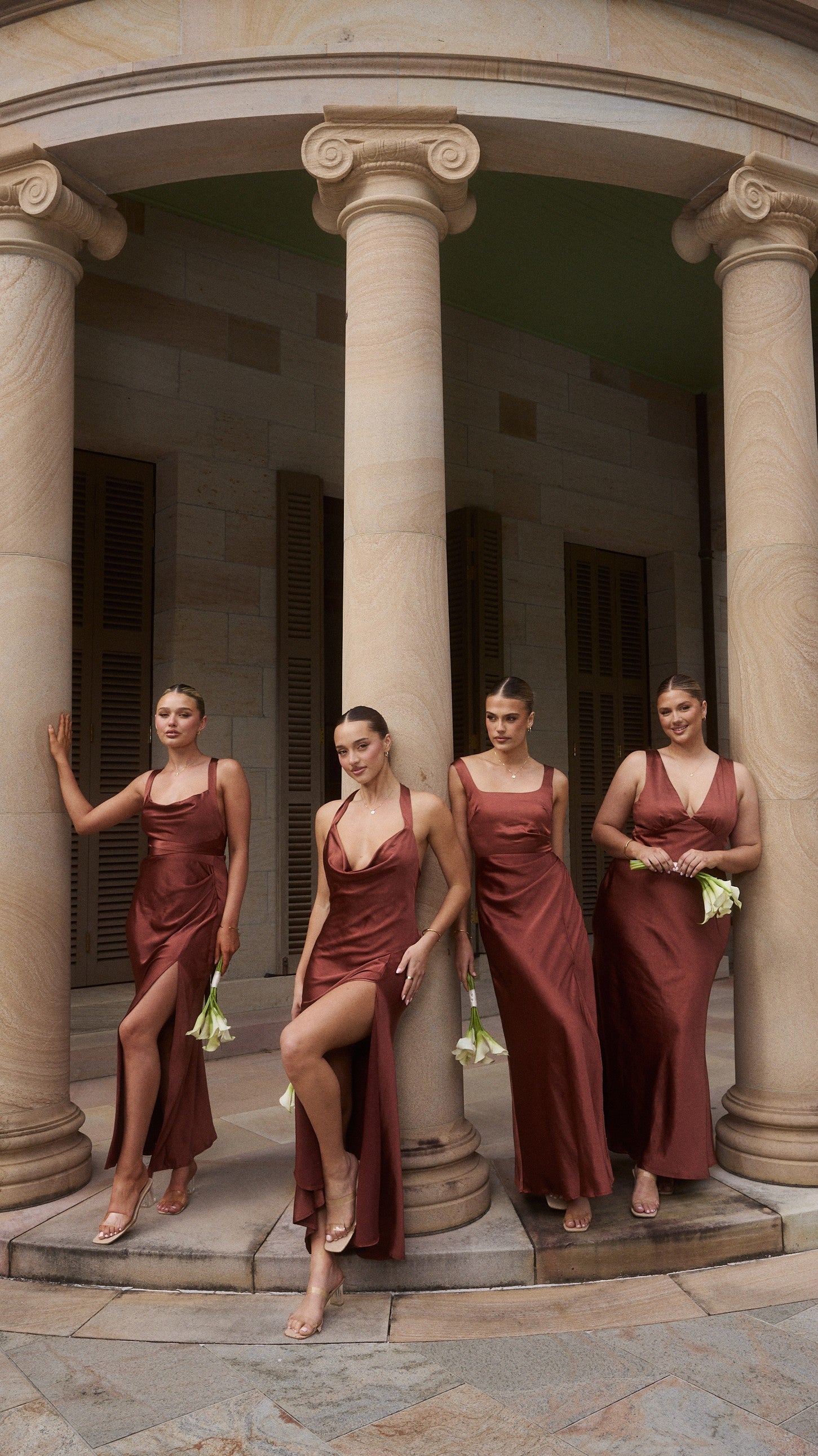 Zendaya Maxi Dress - Rust