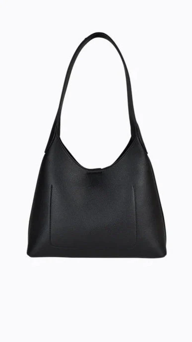 Rebel Shoulder Bag - Black Pebble