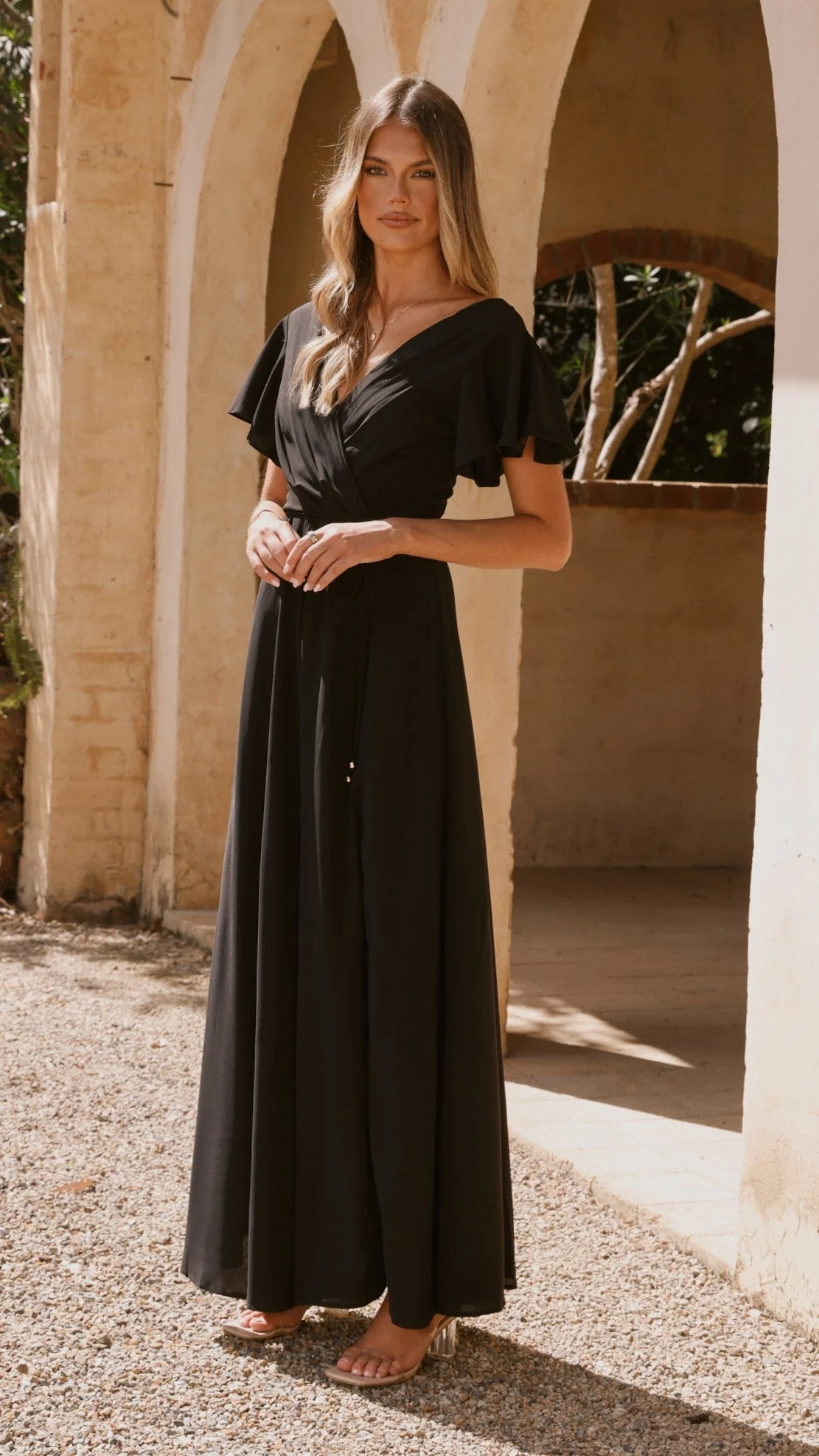 Charlize Maxi Dress - Black