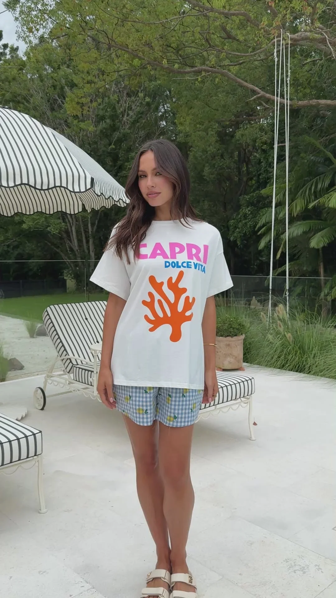 Capri Dolce Vita Top and Shorts Set - Reef