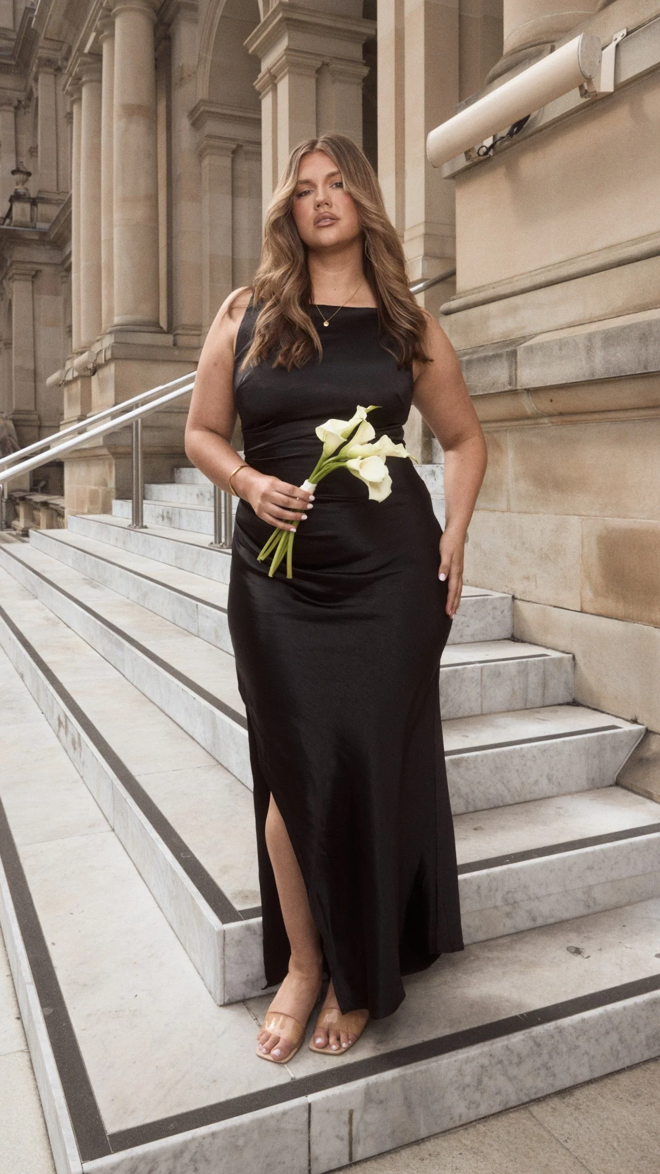 Ava Maxi Dress - Black