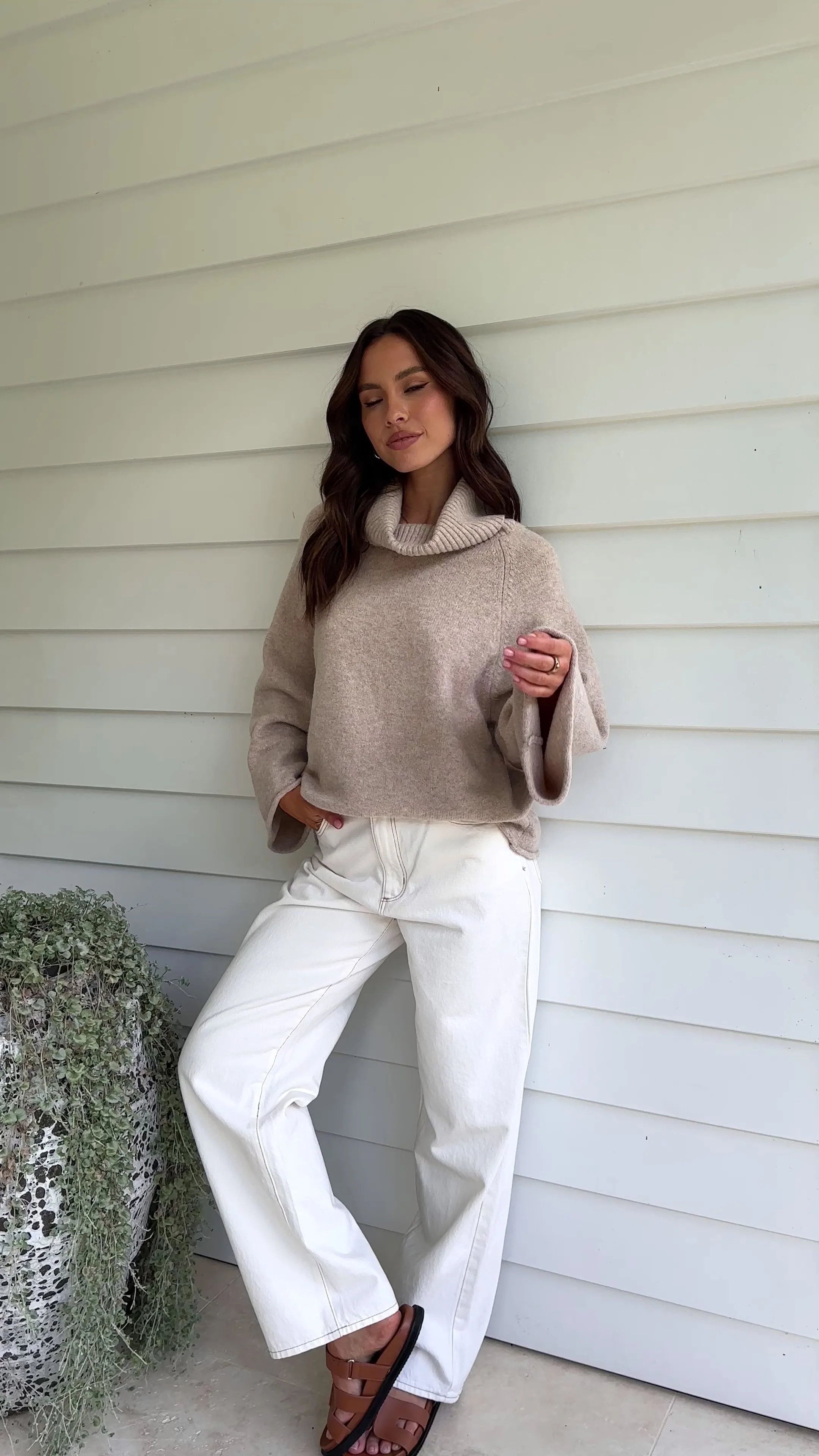 Jacques Knitted Jumper - Oatmeal