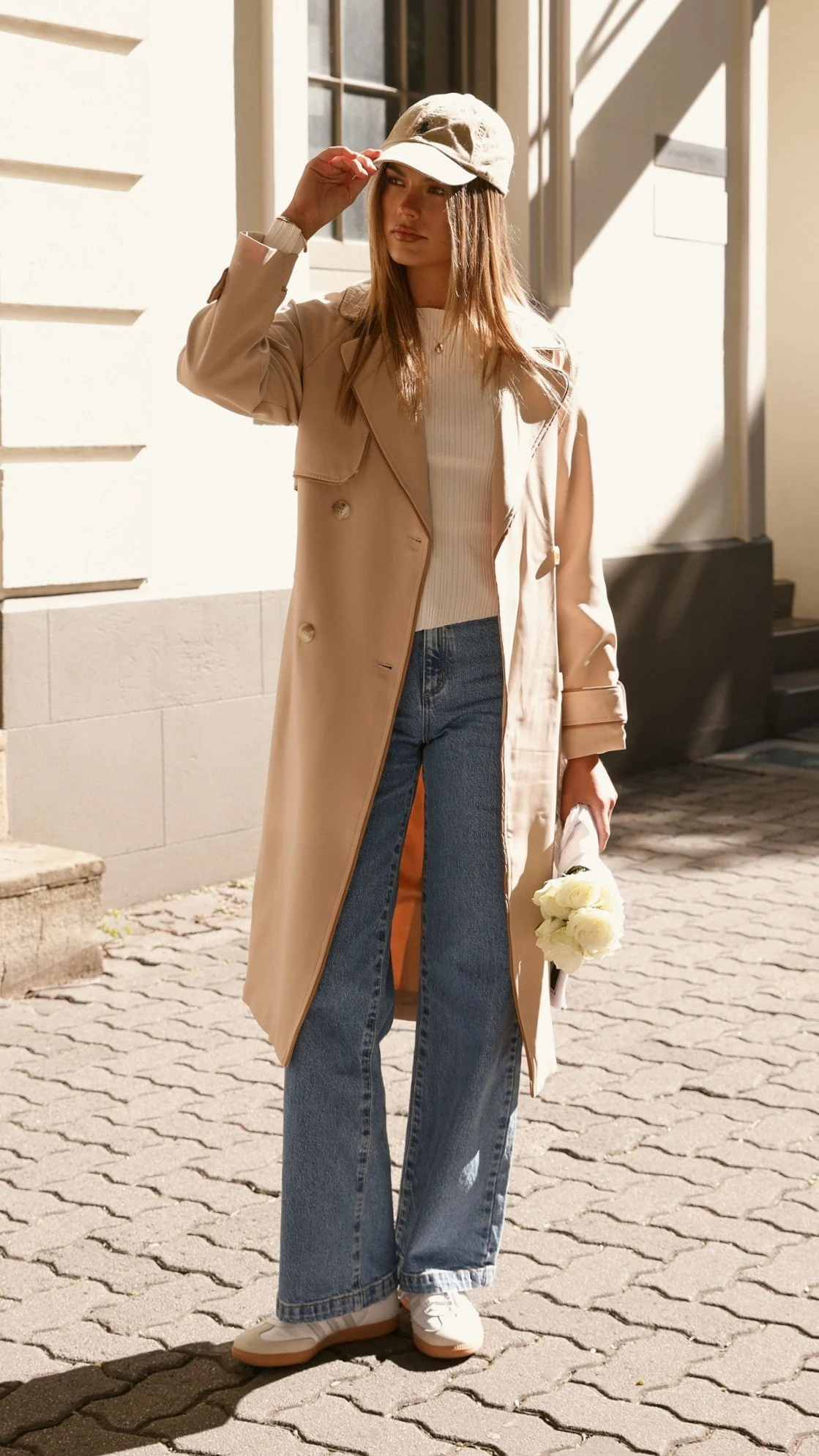 Blanca Trench Coat - Camel