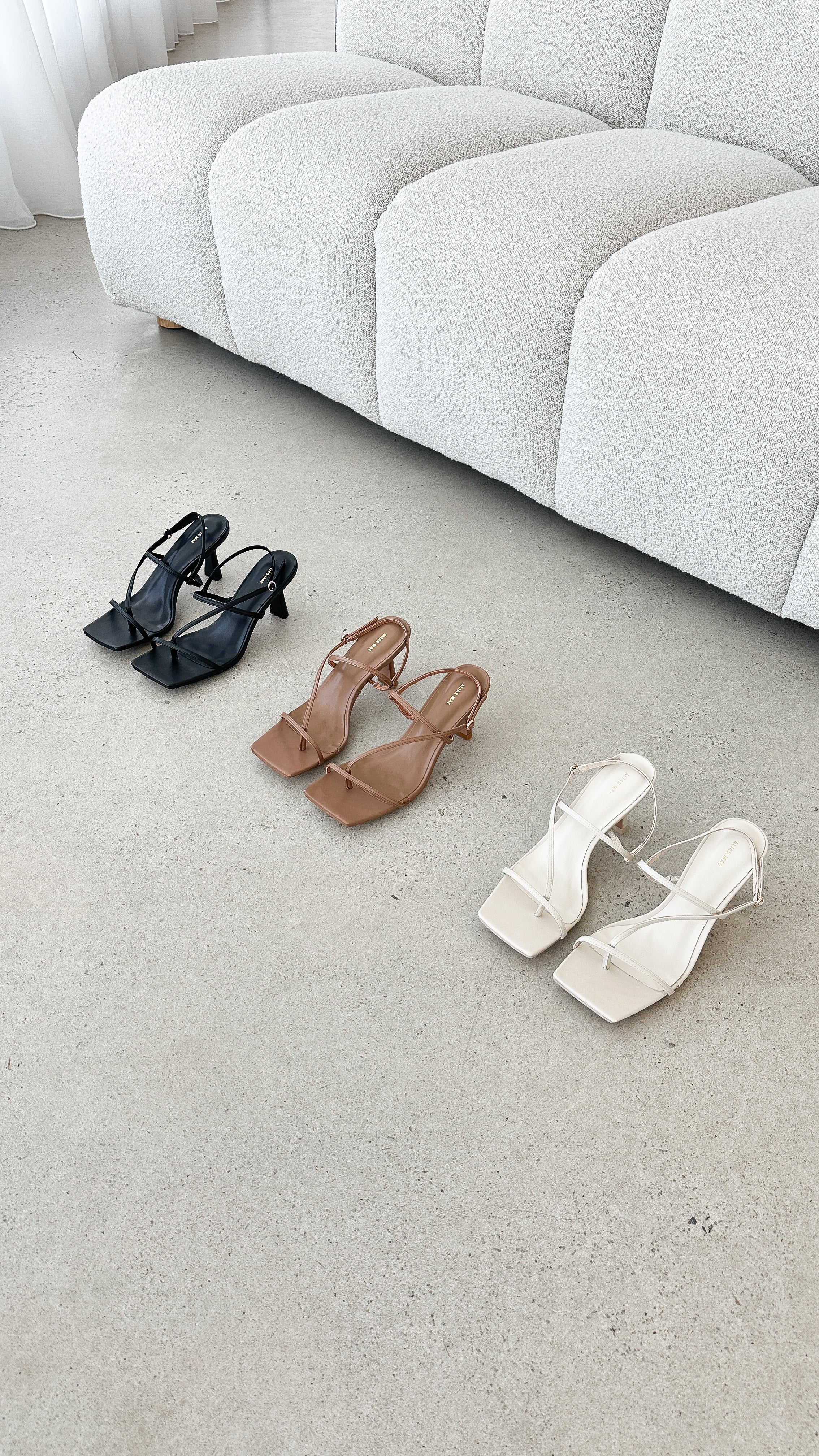 Scout Heel - Black Leather