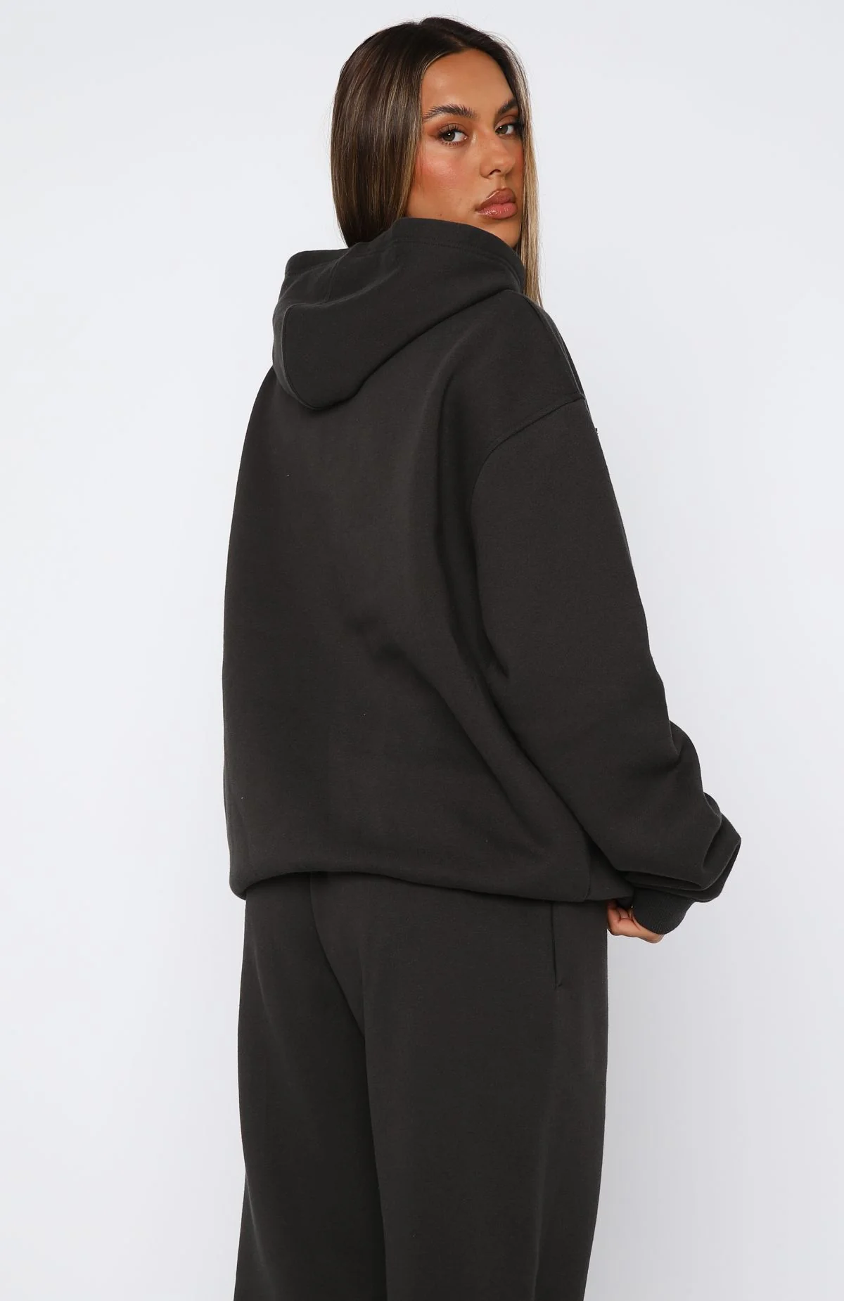 From The Archives Lexi Oversized Hoodie Charcoal
