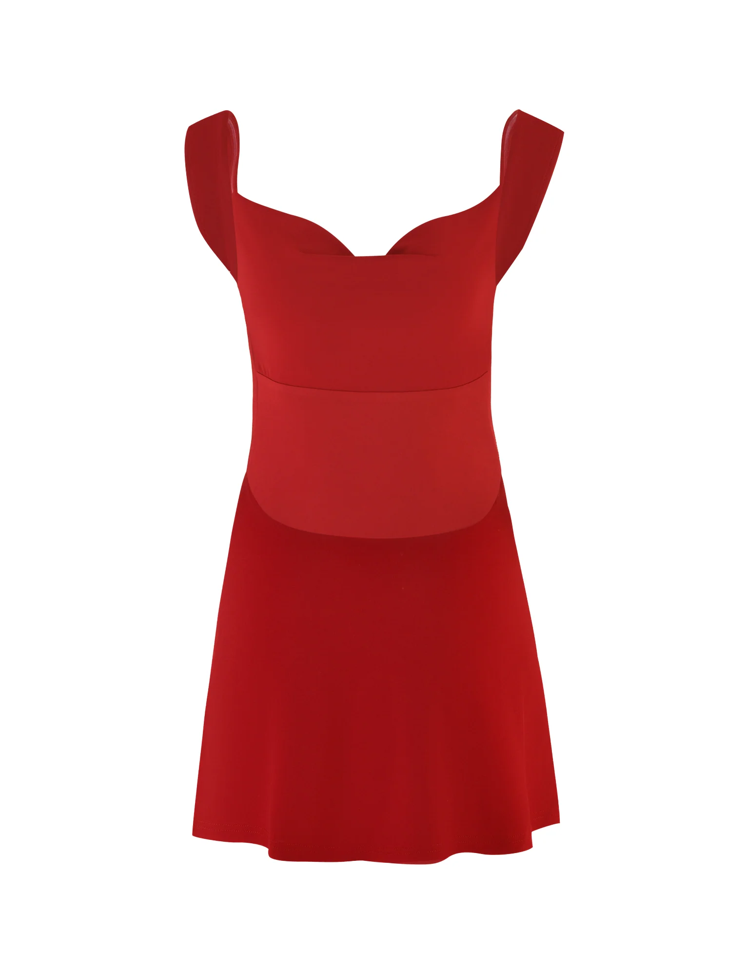 MORANA MINI DRESS - RED : CHERRY RED