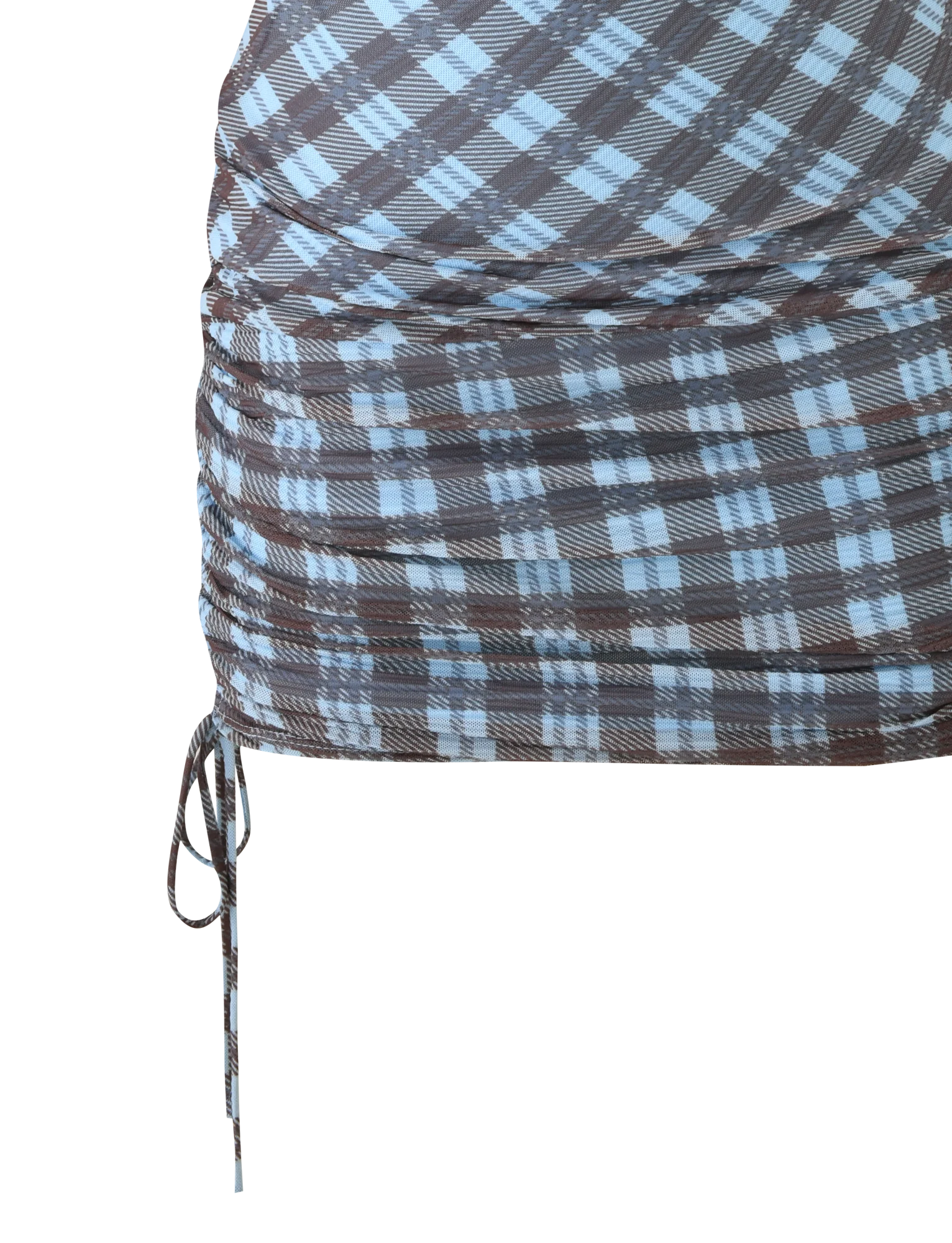 WINSLOW MINI DRESS - BLUE CHECK