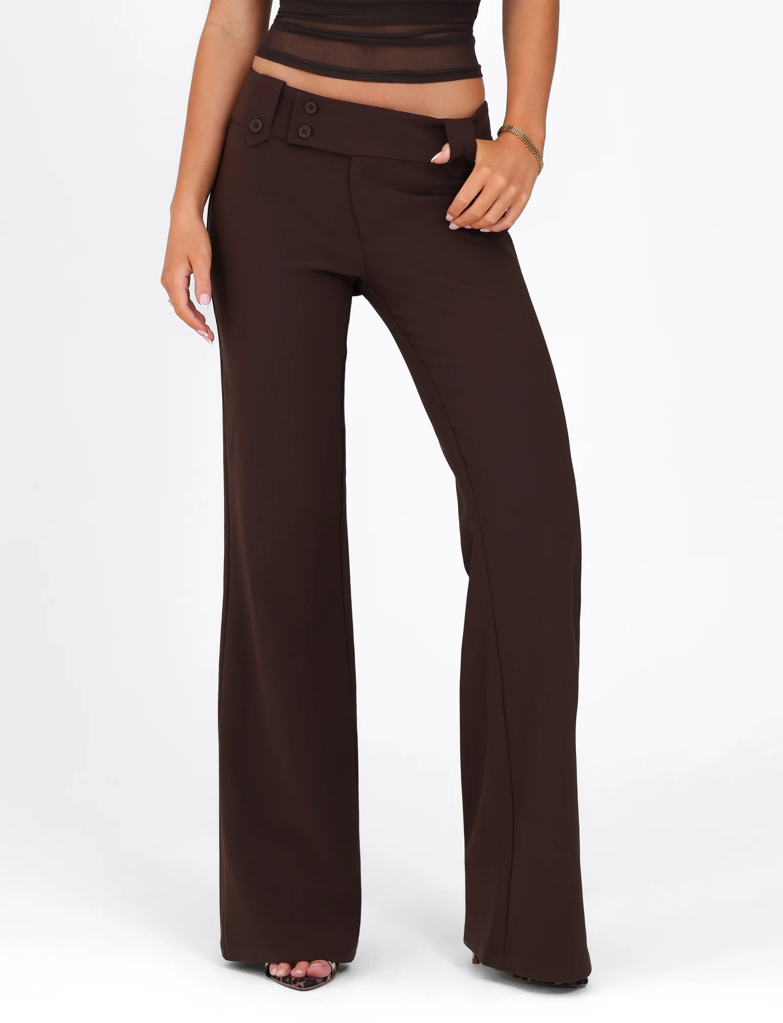 KITTIE PANT - BROWN : CHOCOLATE