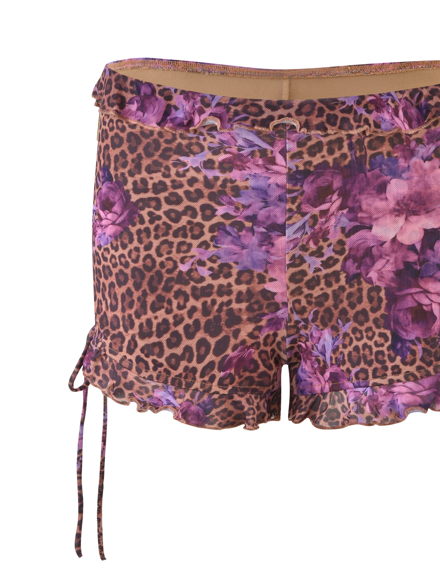 SIERA SHORT - LEOPARD FLORAL